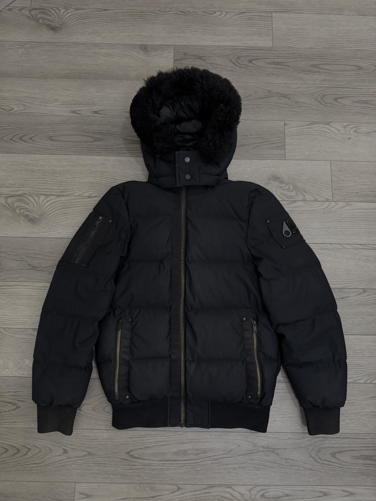 Moose Knuckles Moose Knuckle “Levin Bomber” Jacket Black Fur Size Small Size US S / EU 44-46 / 1 - 1 Thumbnail