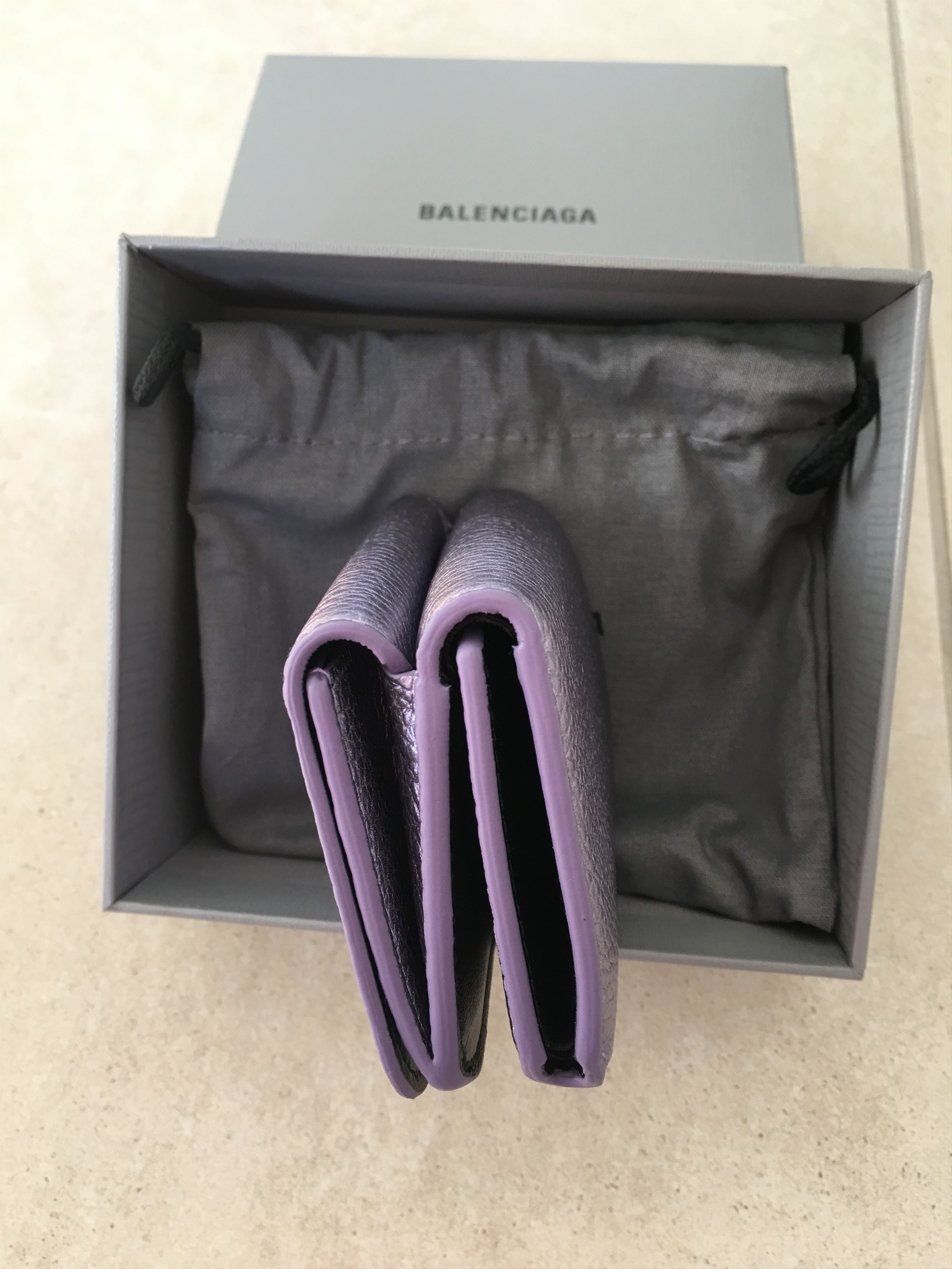 Balenciaga Mini Wallet Metallized Grained Calf Size ONE SIZE - 7 Thumbnail