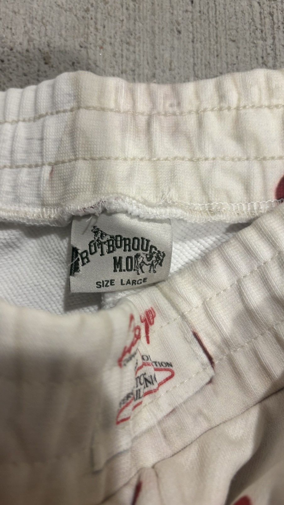 Designer Rotborough “Bad Day Sweatpants” Trompe L'Oeil Size US 32 / EU 48 - 10 Thumbnail