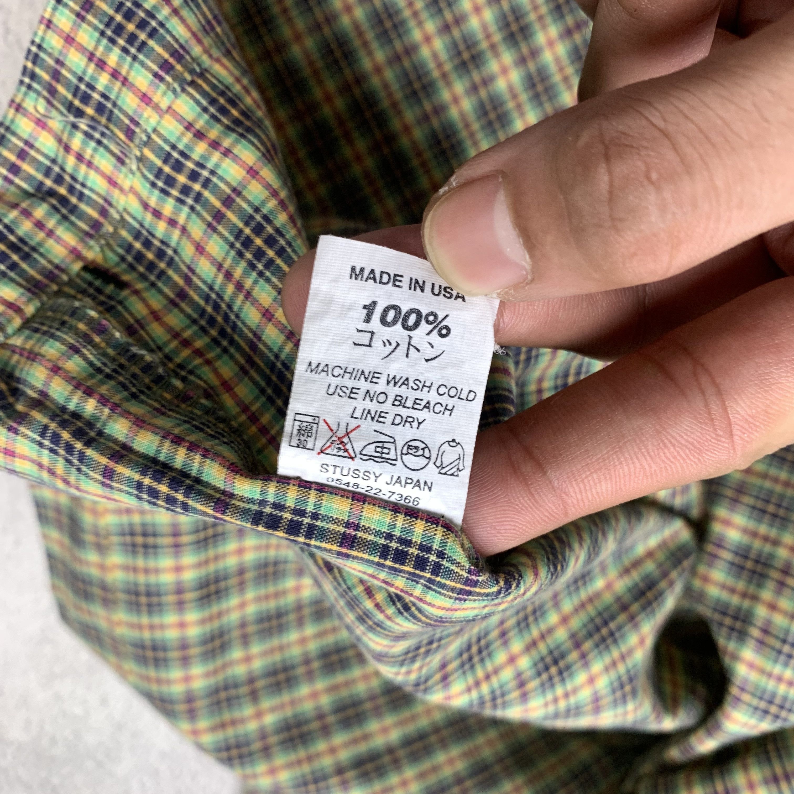 Stussy Vintage Stussy Plaid Shirt Size US M / EU 48-50 / 2 - 6 Thumbnail