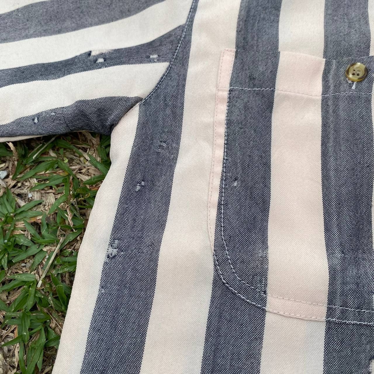 If Six Was Nine Vintage 2nd chance double pocket Distressed shirts Size US S / EU 44-46 / 1 - 9 Thumbnail