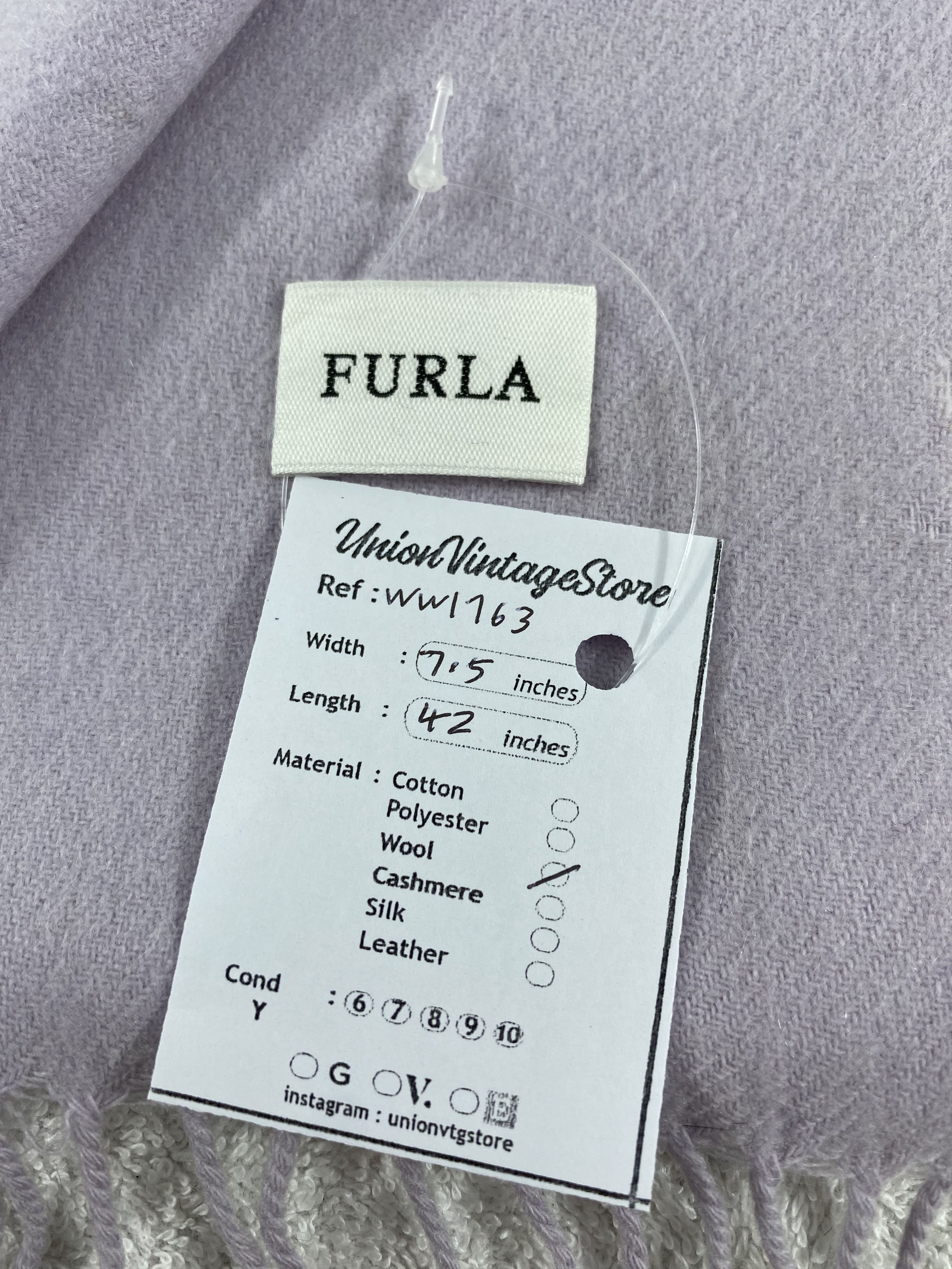 Furla × Vintage Furla Scarf / Muffler / Neckwear - WW1763 Size ONE SIZE - 6 Thumbnail