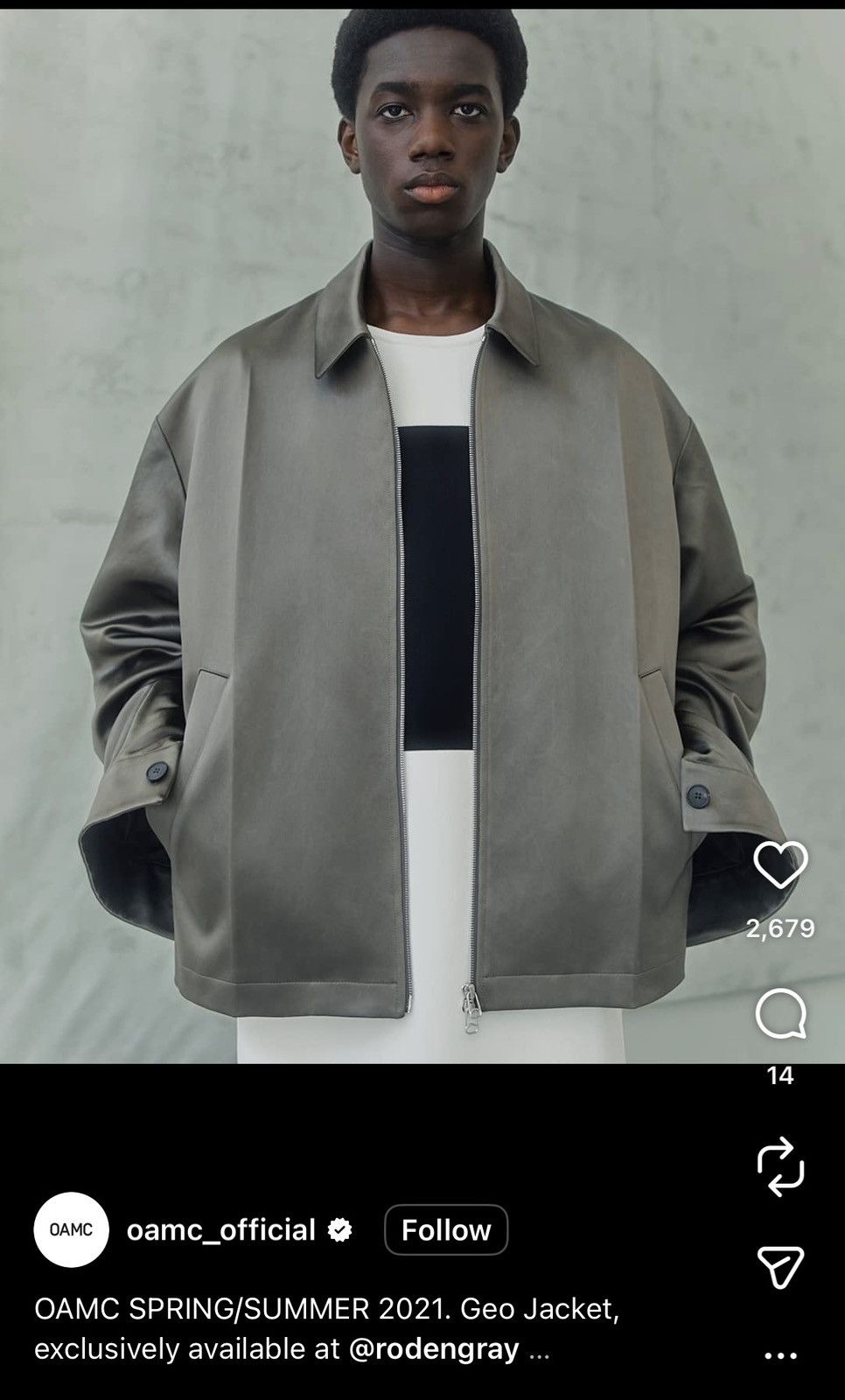 OAMC OAMC SS21 GEO Jacket Size US M / EU 48-50 / 2 - 1 Thumbnail