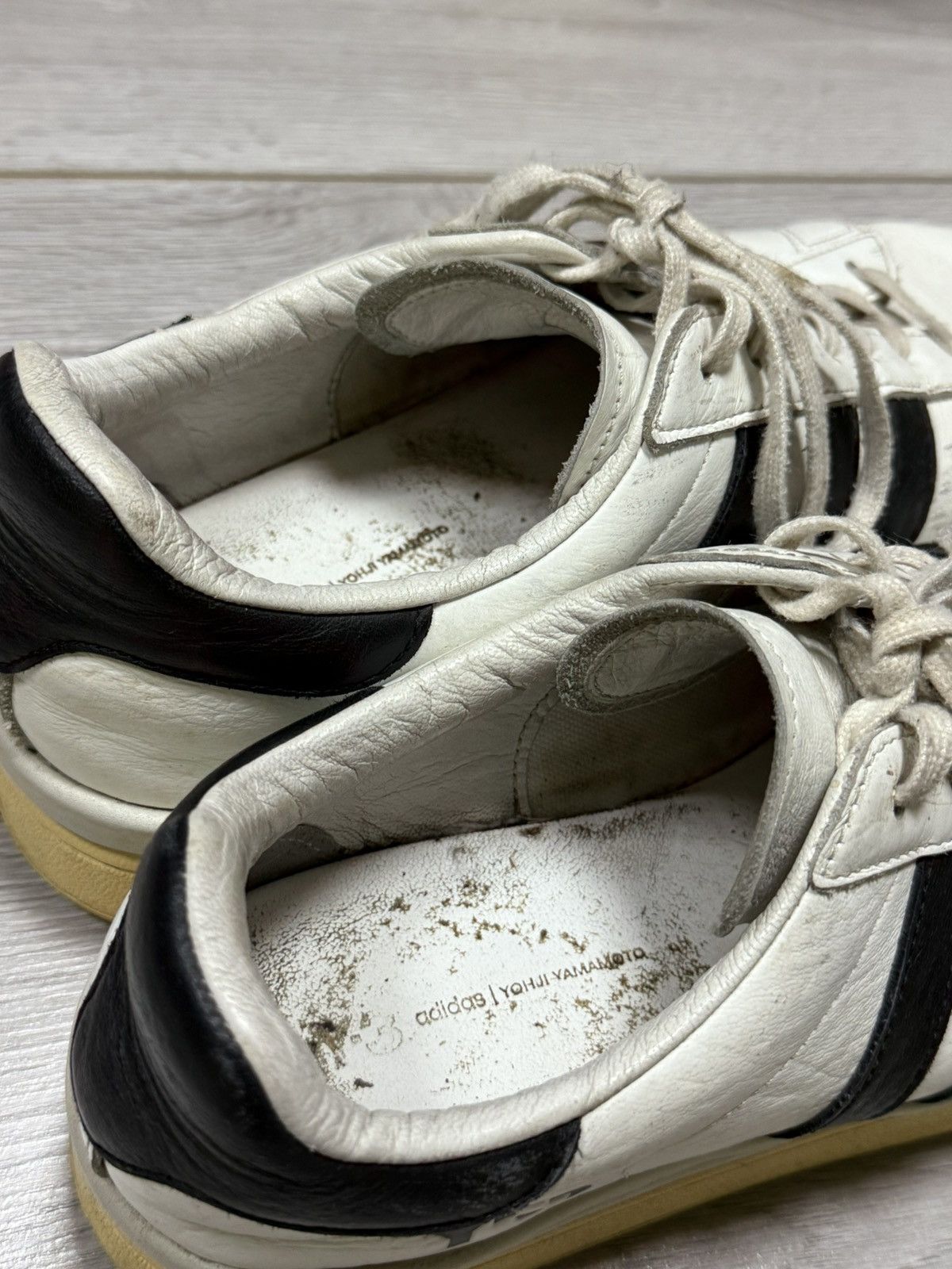 Adidas × Y-3 Y-3 x Adidas Yohji sneakers superstar stripes leather shoes Size US 9.5 / EU 42-43 - 6 Thumbnail