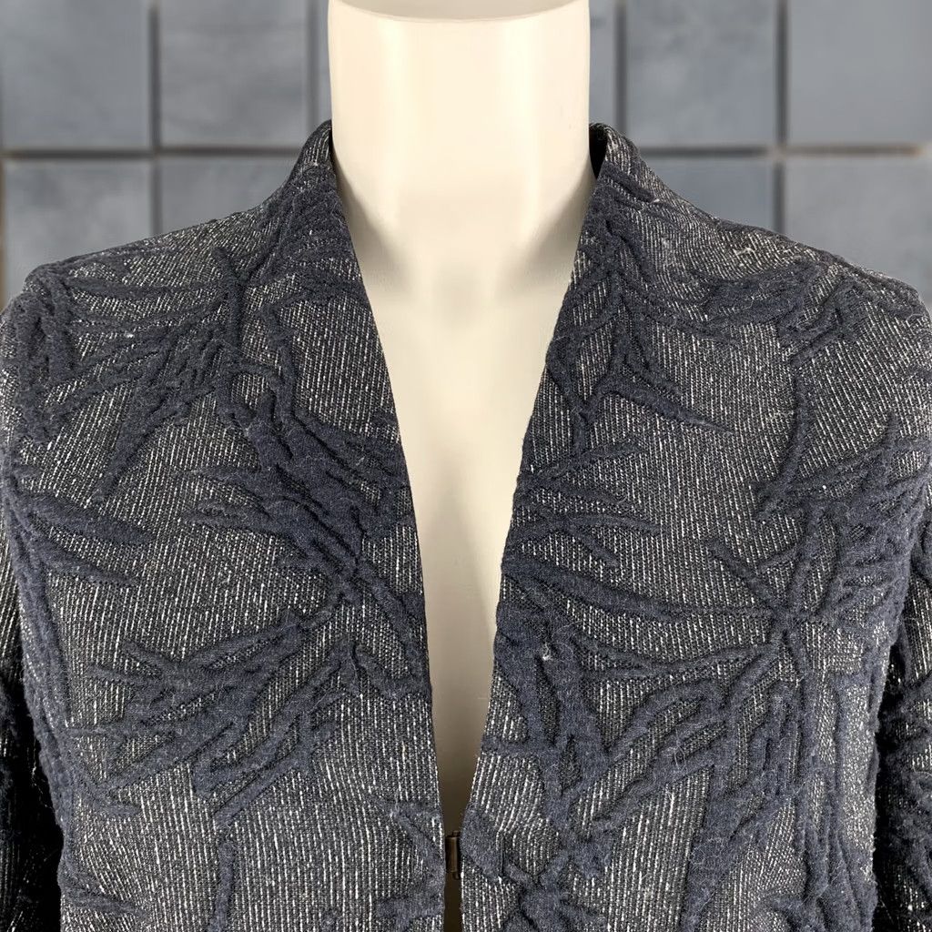 Pas de Calais PAS de CALAIS Jacket Size M Navy White Polyester Blend Size M / US 6-8 / IT 42-44 - 1 Thumbnail