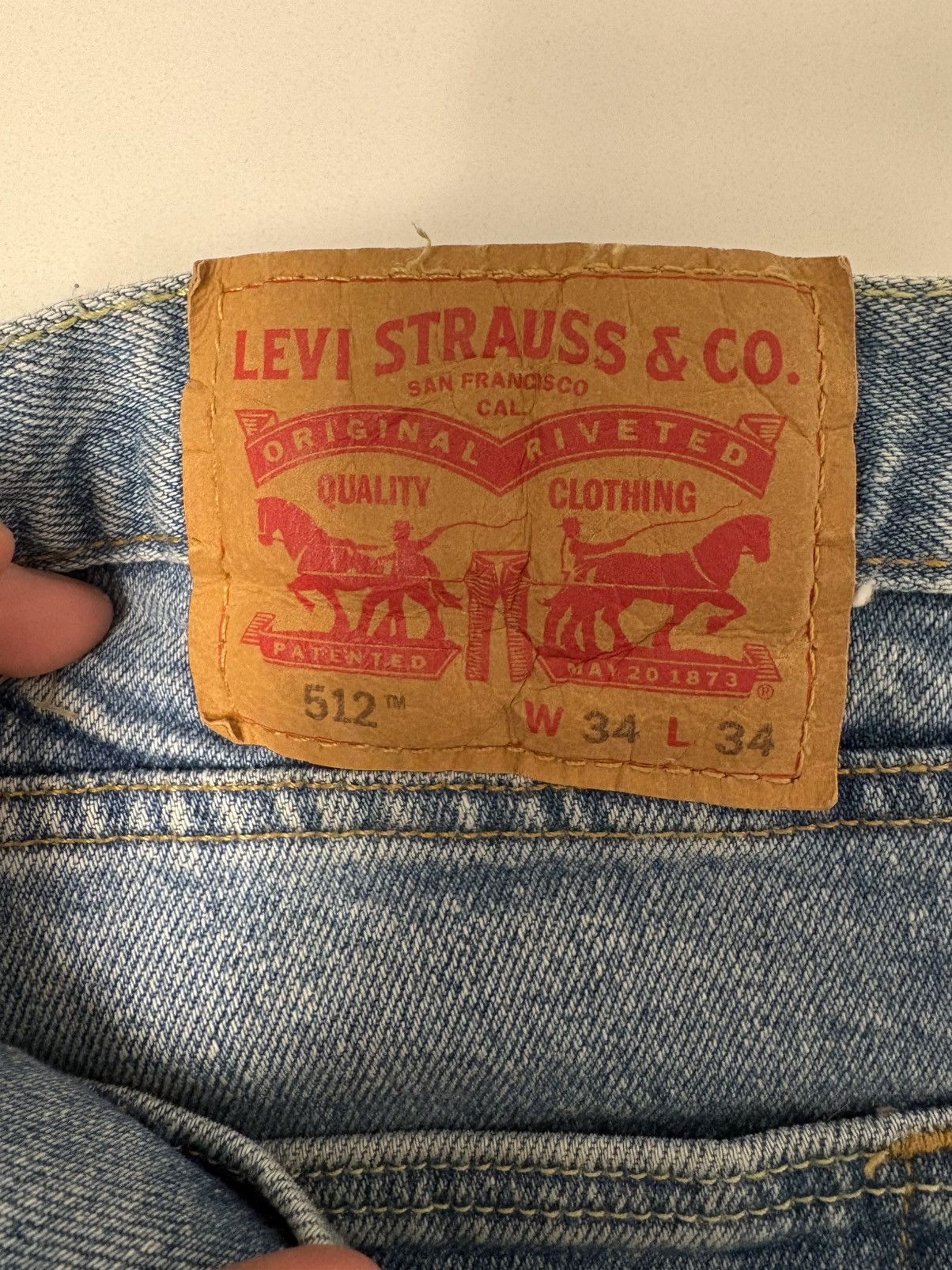 Levi's Levi’s 512 34 x 34 Size US 34 / EU 50 - 3 Thumbnail