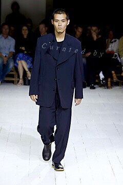 Yohji Yamamoto Yohji Yamamoto Y's Collarless Wool Blazer Size US M / EU 48-50 / 2 - 1 Thumbnail