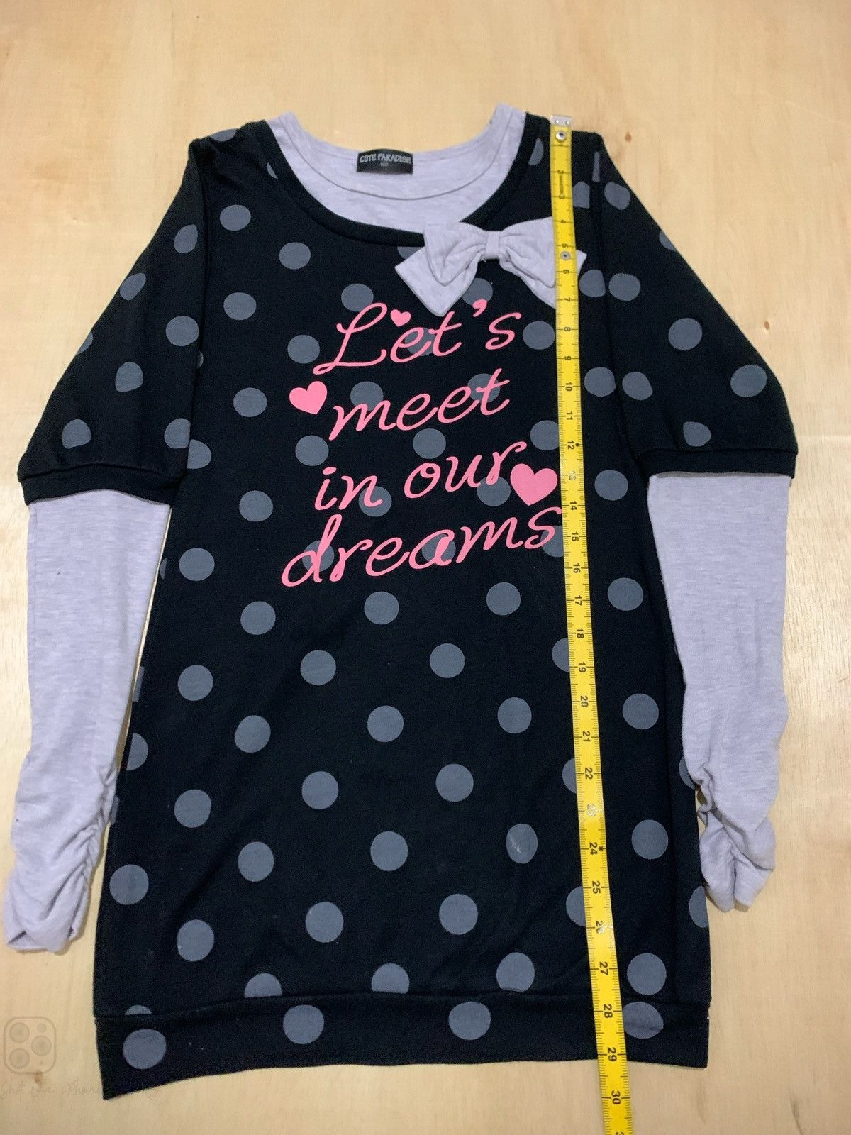 Hysteric Glamour × If Six Was Nine × Japanese Brand Y2k Cute Paradise Polkadot Sweatshirt Size ONE SIZE - 9 Thumbnail