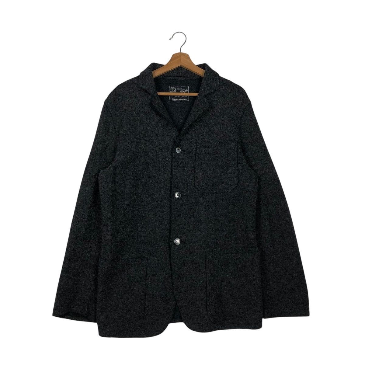 Issey Miyake 🔥CHORE WORKER WOOL JACKET CABANE DE ZUCCA ISSEY MIYAKE Size US M / EU 48-50 / 2 - 3 Thumbnail