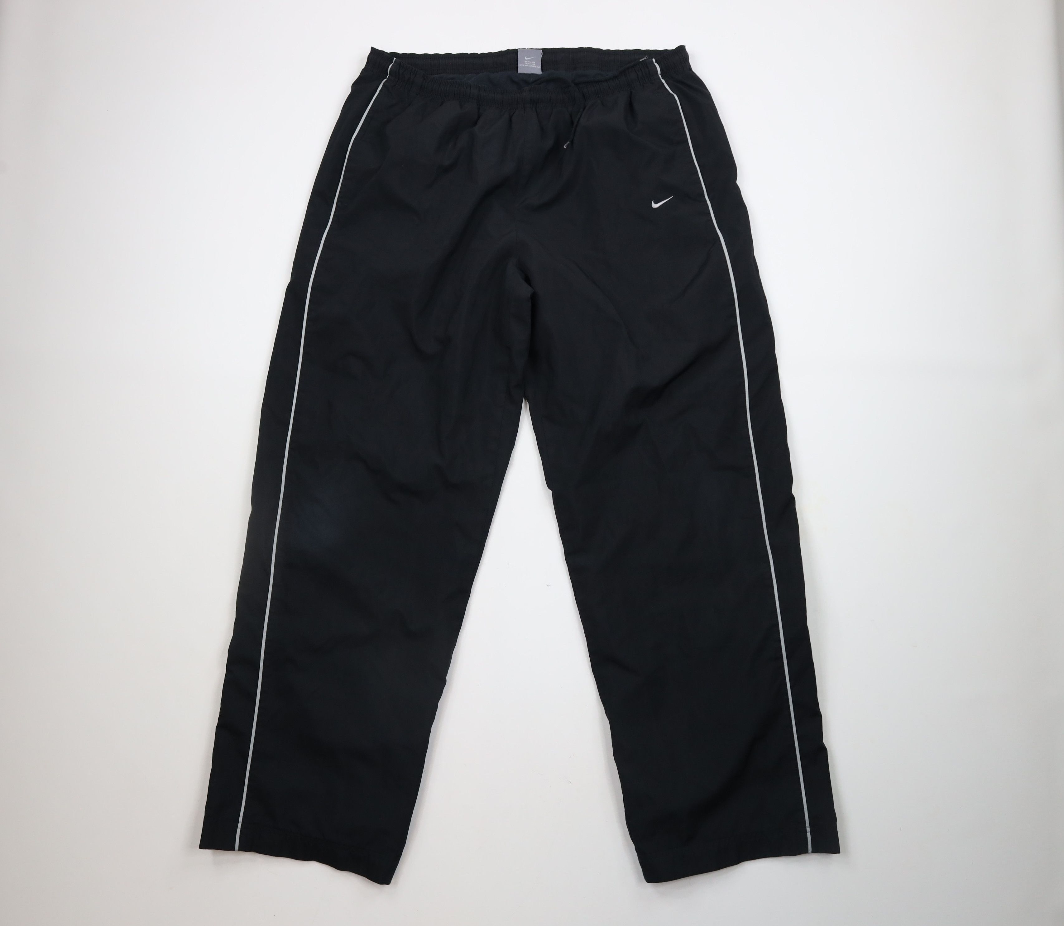 Nike × Vintage Vintage Nike Travis Scott Mini Swoosh Lined Wide Leg Pants Size US 38 / EU 54 - 1 Thumbnail