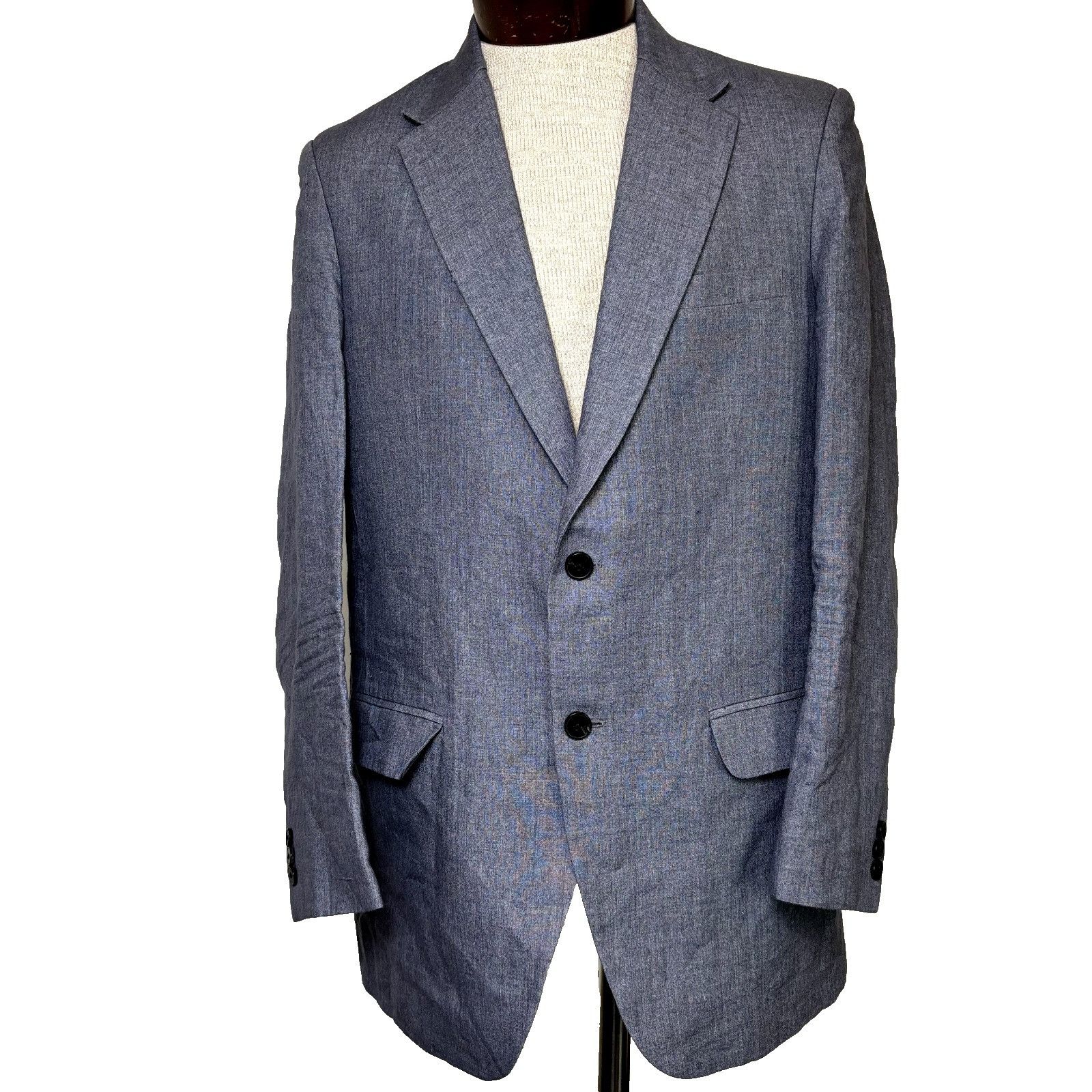 Bespoken Studiosuits Bespoke Men's Suit 42-44 Gray 2-Piece: Blazer & Size 42R - 1 Thumbnail