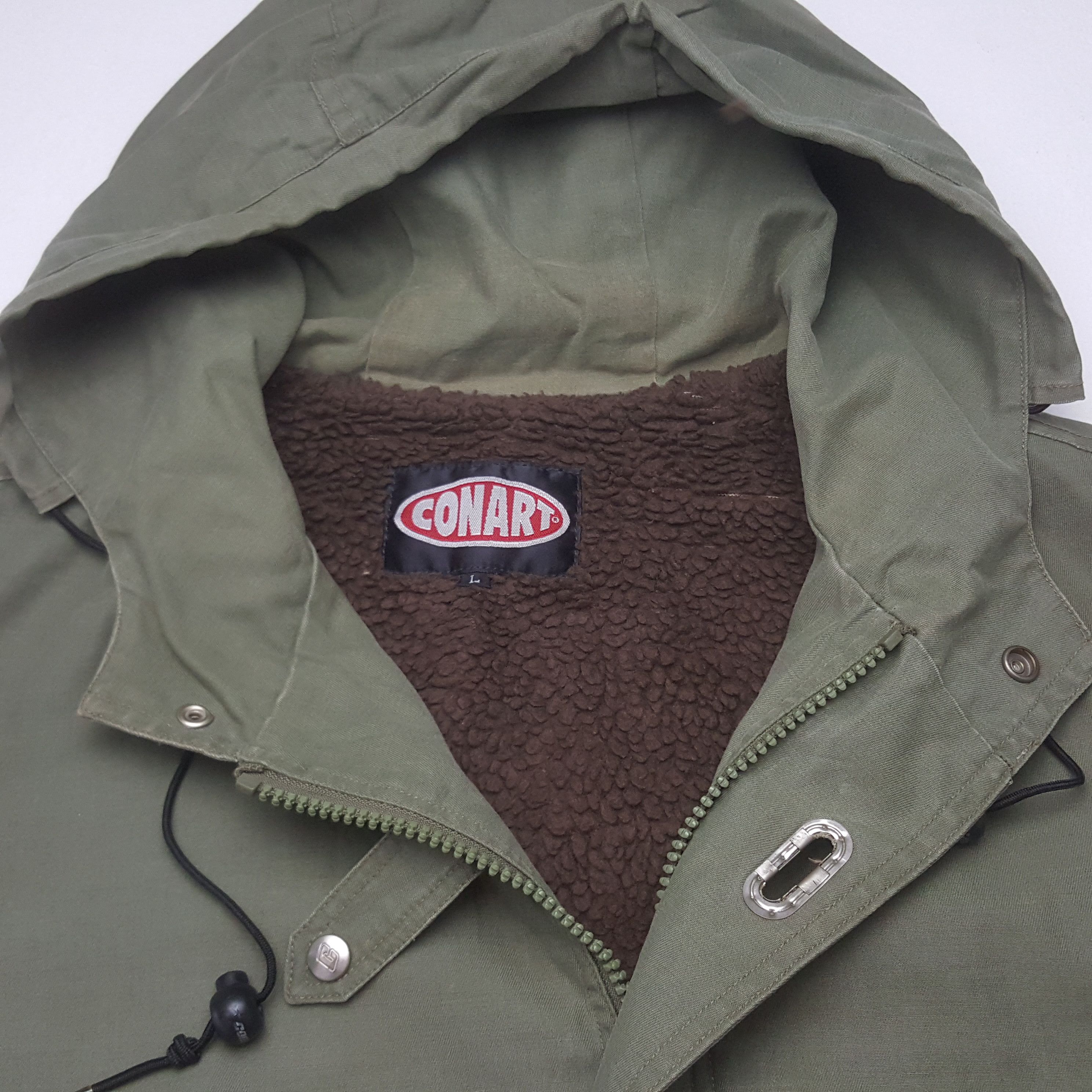 Other Vintage Conart Surplus Sherpa Inside Winter Jacket Hoodie Size US L / EU 52-54 / 3 - 5 Thumbnail