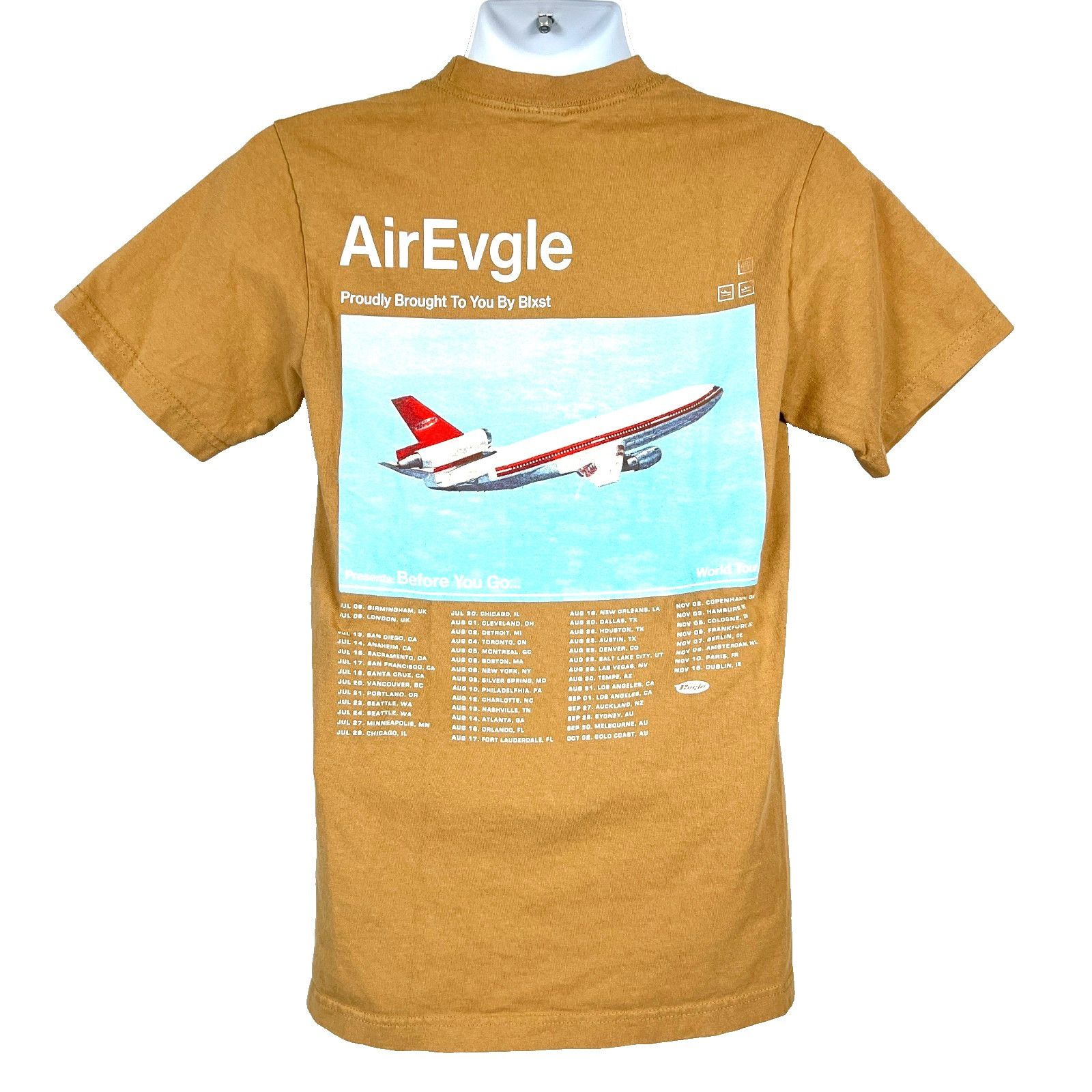 Other Blxst AirEvgle 2022 Mens Concert T-Shirt size Small 35X28 Be Size US S / EU 44-46 / 1 - 3 Thumbnail