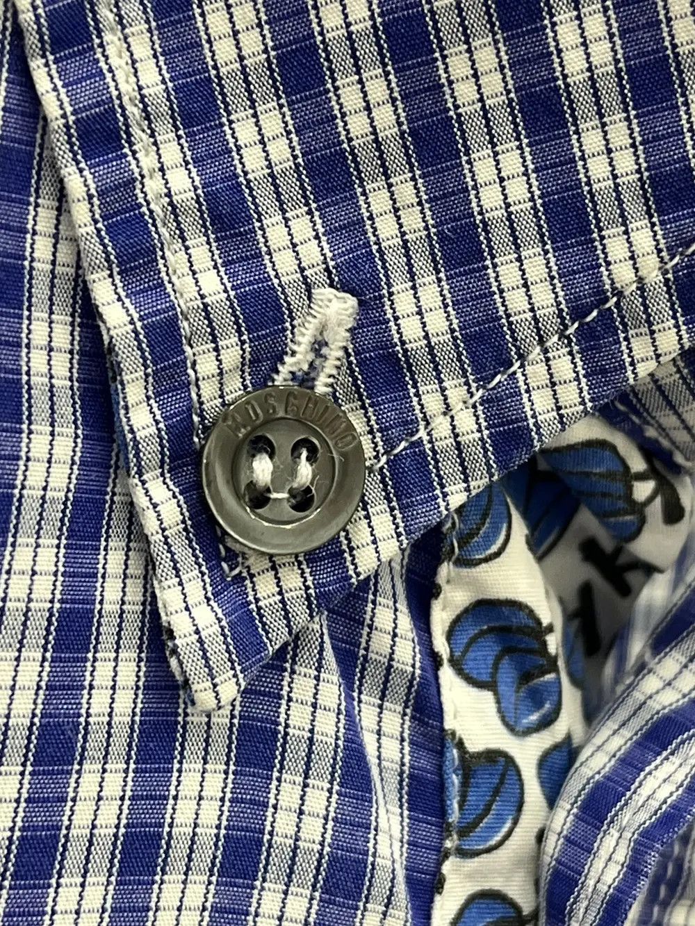 Moschino Moschino Check With Plums Polo Shirt Size US L / EU 52-54 / 3 - 3 Thumbnail