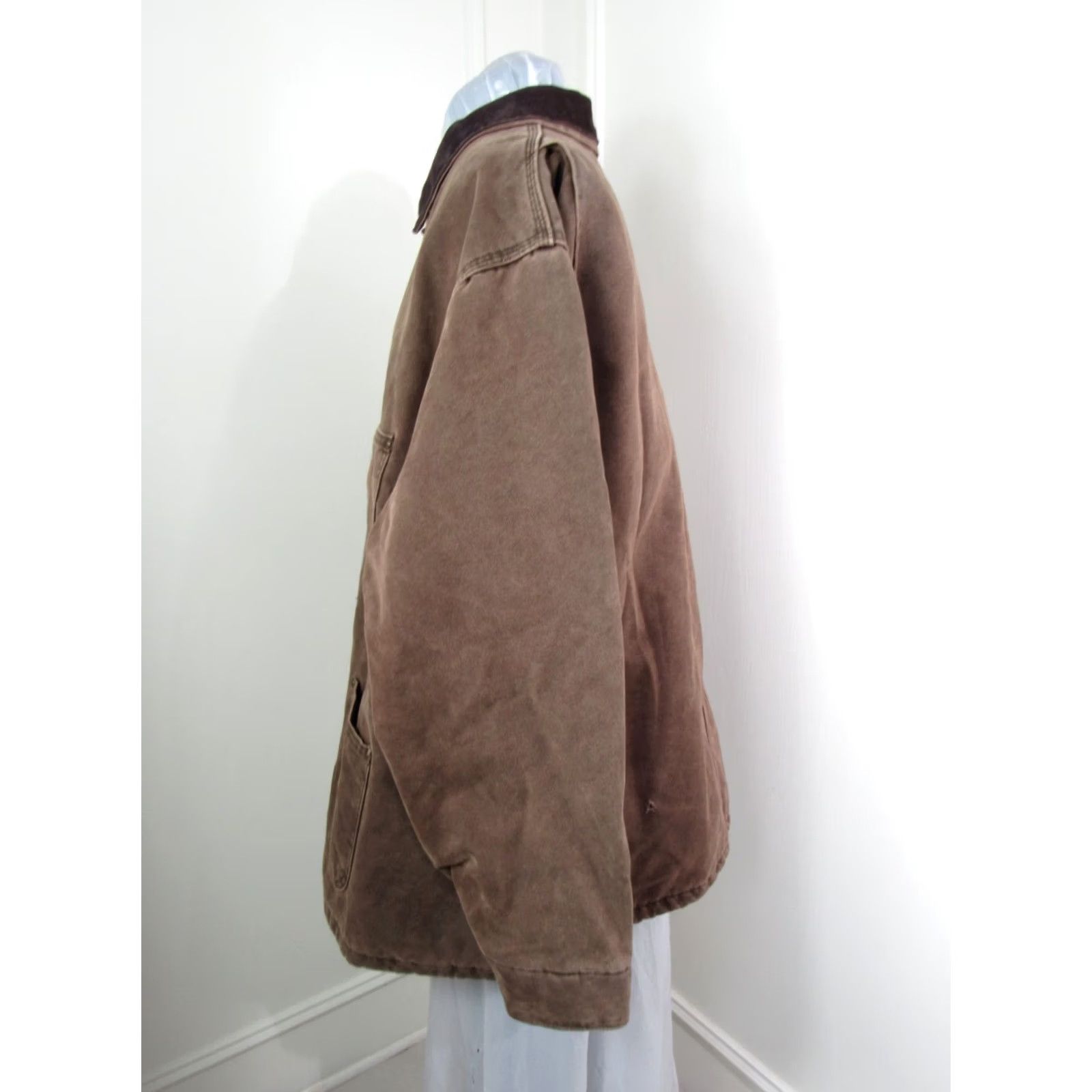 Carhartt VINTAGE Carhartt Jacket Chore Coat Men 2XL Blanket-Lined Duck Brown Canvas J97 JACKET/COAT MID-LENGTH Work Coat Regular Mens Brown 2XL Size US XXL / EU 58 / 5 - 3 Thumbnail