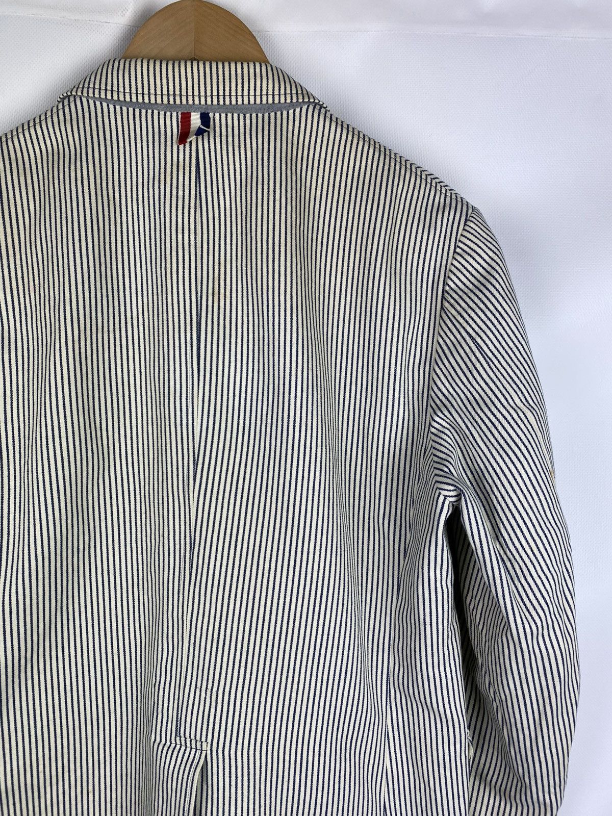 Thom Browne Thom Browne Men’s Striped Blazer Jacket Sport Coat Size 40 Size 40R - 13 Thumbnail