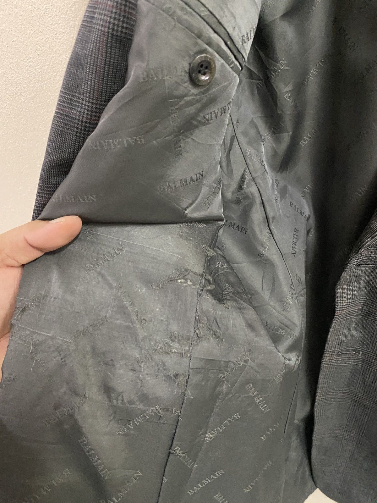 Balmain Vtg Balmain Paris Suits Blazers Size 46S - 8 Thumbnail