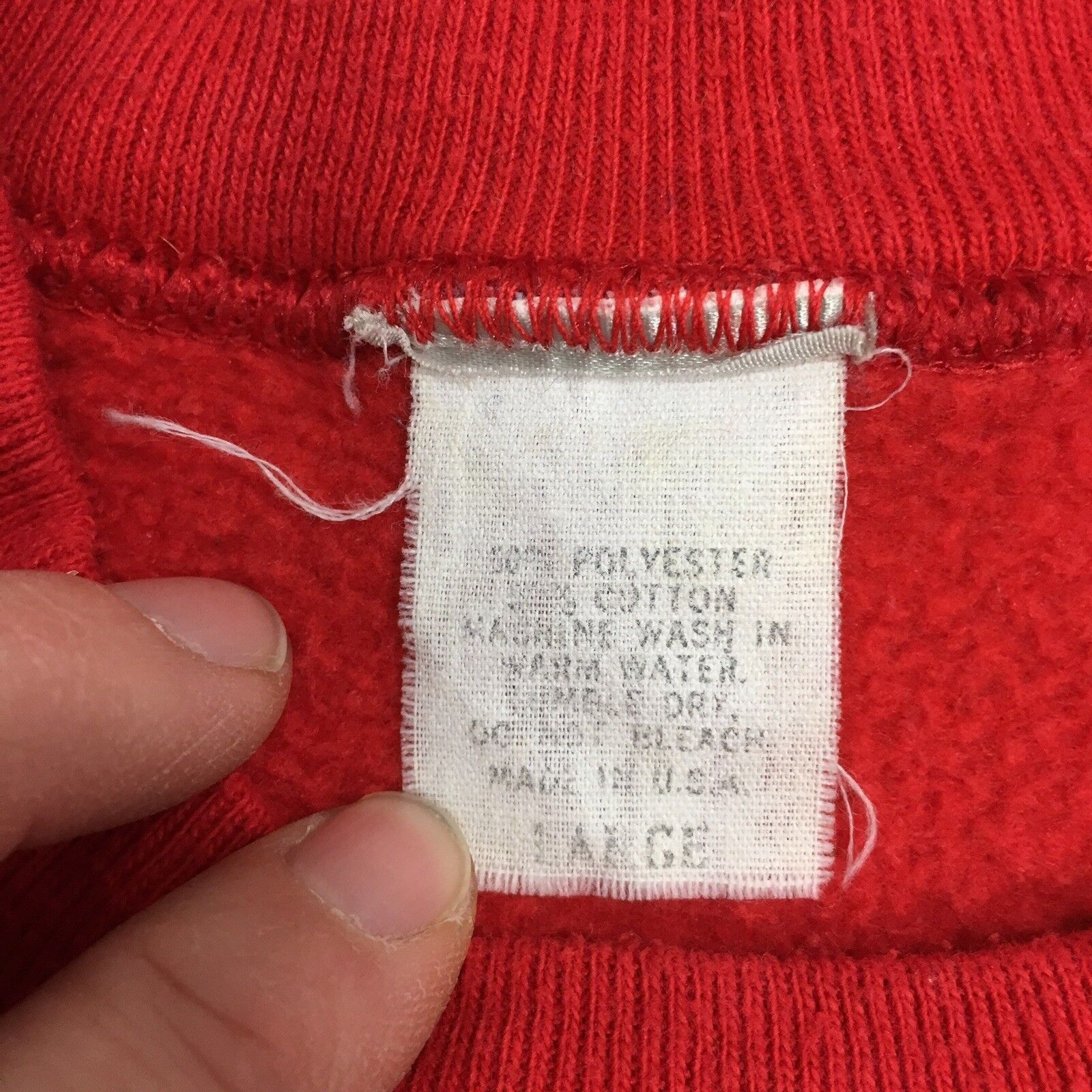Russell Athletic Vtg Russell SKI ADVENTURE Switzerland V Stitch Sweatshirt Size US L / EU 52-54 / 3 - 5 Thumbnail