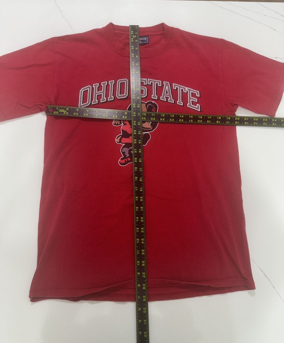 Jansport 🌰 Vintage Ohio State Buckeyes Brutus Tee (Double-Sided) 🏈 Size US M / EU 48-50 / 2 - 4 Thumbnail