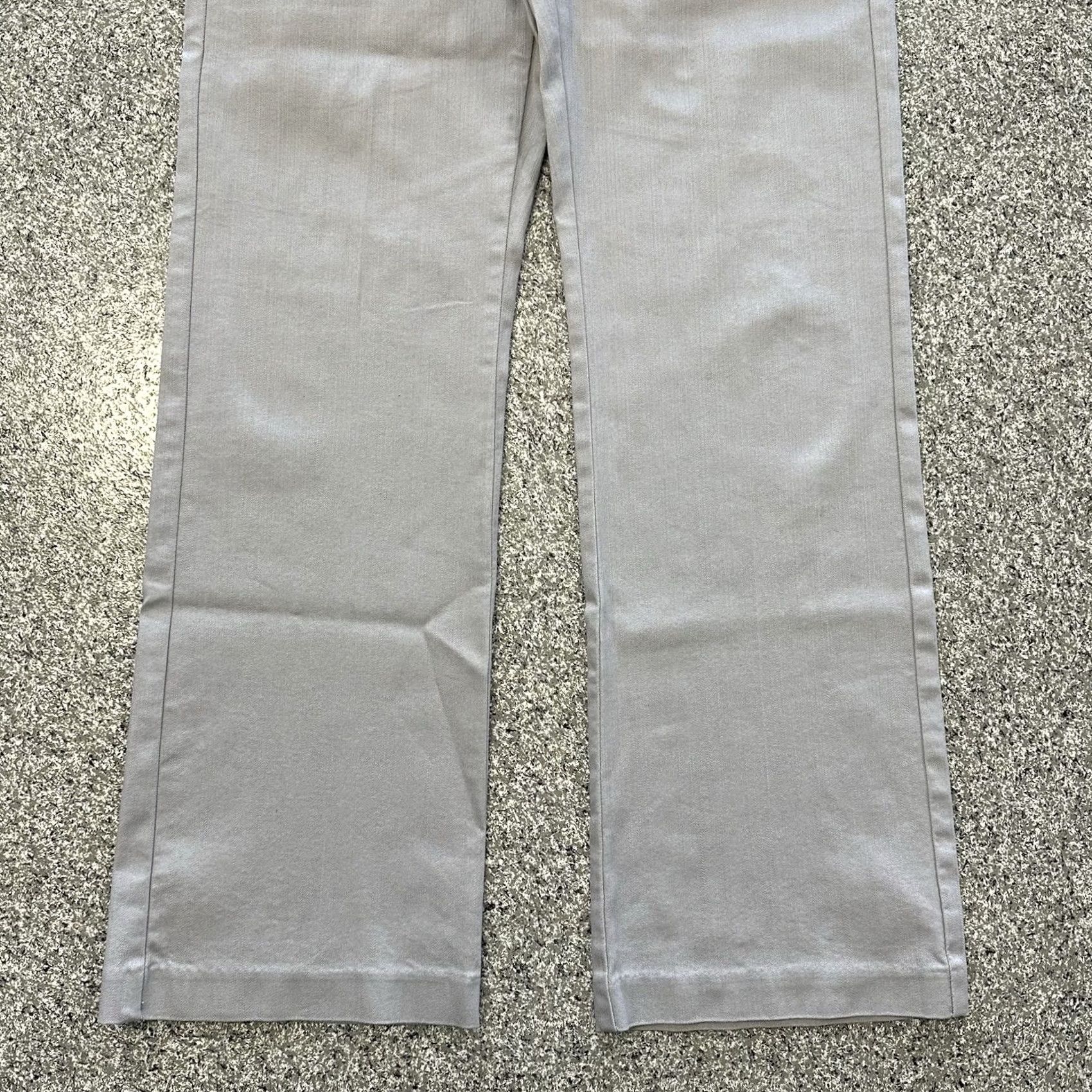 Lee Lee Pants Womens 6 30x32 Mid Rise Straight Trousers Grey Lee Size 28" / US 6 / IT 42 - 3 Thumbnail