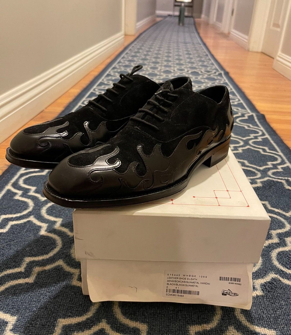 Alexander mcqueen flame shoes hot sale