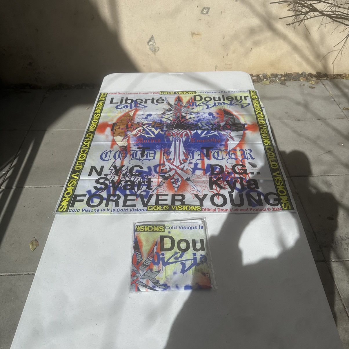 Drain Gang × Sad Boys Bladee Cold Visions NYC Pop Up Exclusive Scarf Bandana Size ONE SIZE - 2 Thumbnail