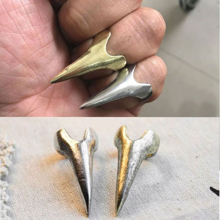 Jewelry Vintage Jewelry Rings Open Size Chrome Ring (Size 7-13) Size ONE SIZE - 1 Thumbnail