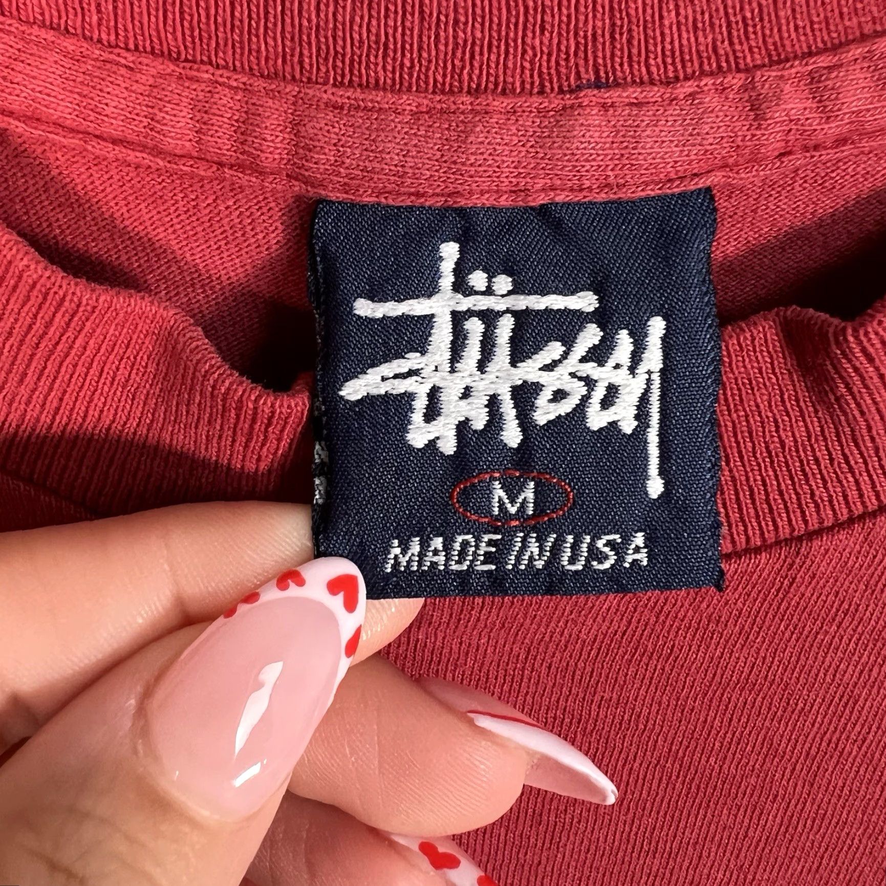 Vintage VINTAGE Stussy Military Humvee T Shirt Adult M Red Mens 90s Graphic Tee Shirt Mens Size US M / EU 48-50 / 2 - 5 Thumbnail