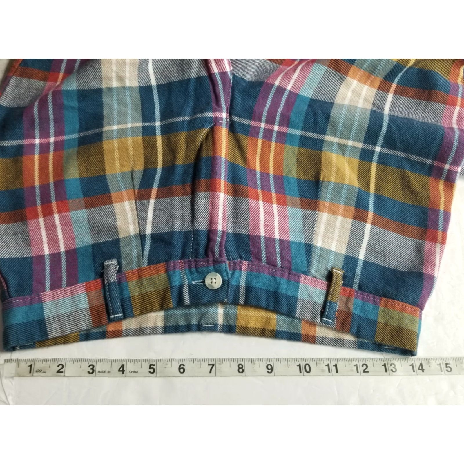 Vintage VINTAGE Urban Renewal Plaid Pleated Stretchy Straight Leg Pants Womens Size Medium Size 32" / US 10 / IT 46 - 3 Thumbnail