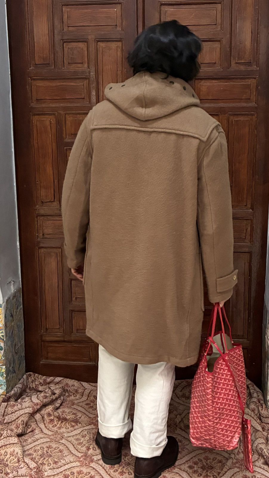 Gloverall NWT GLOVERALL MADE IN UK HEAVY WOOL DUFFLE COAT Size US L / EU 52-54 / 3 - 3 Thumbnail