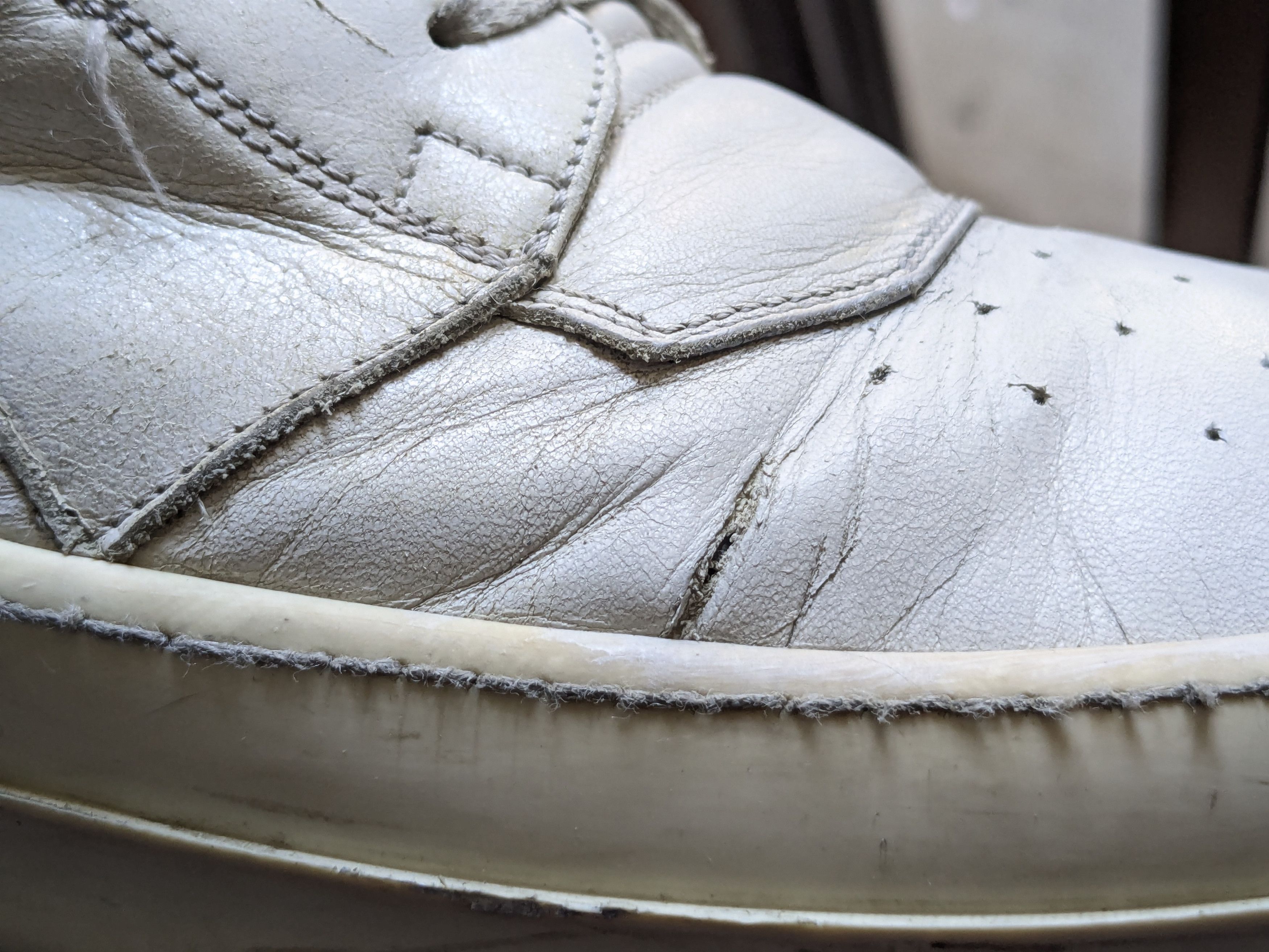 Rick Owens Rick Owens Geobaskets White 9 42 Leather High Tops Size US 9 / EU 42 - 10 Thumbnail