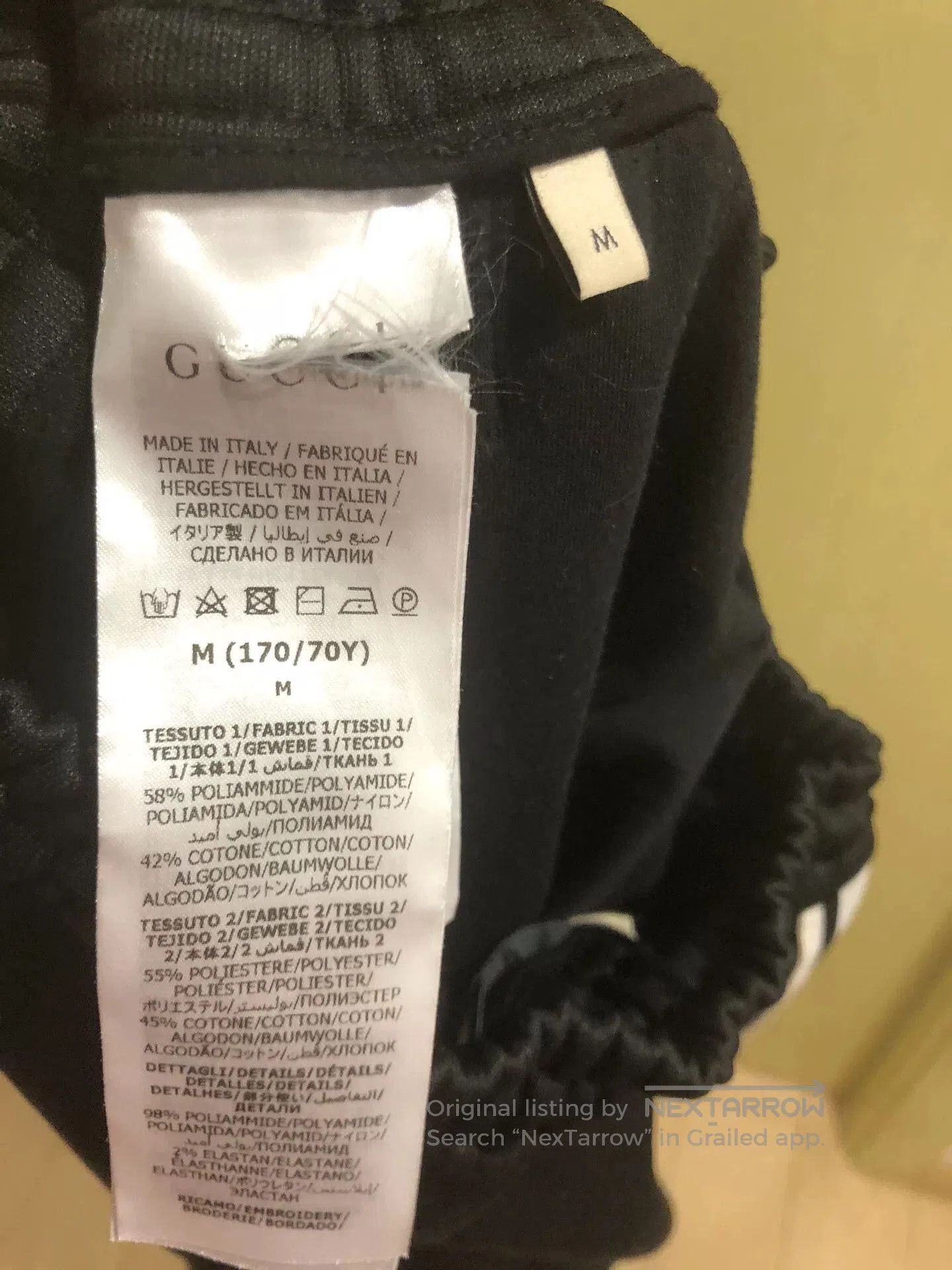 Gucci Gucci Black Unisex Sports Pants. Size US 26 / EU 42 - 4 Thumbnail