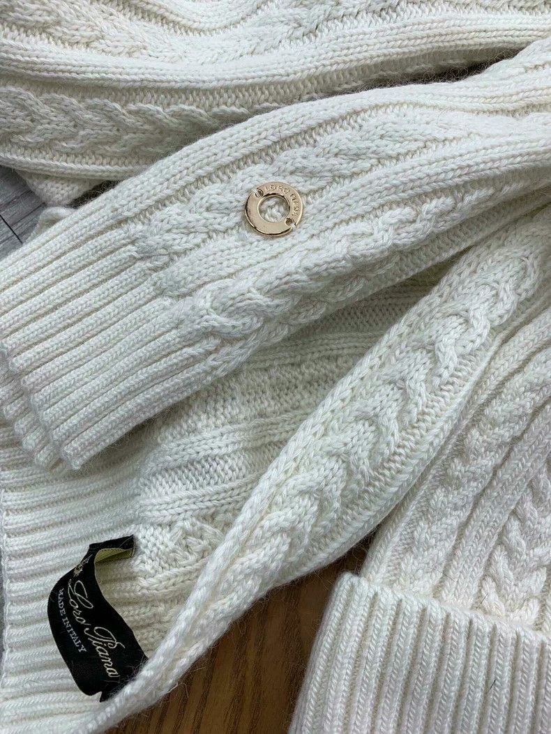 Loro Piana LORO PIANA A set of knit hats and scarves Size ONE SIZE - 4 Thumbnail