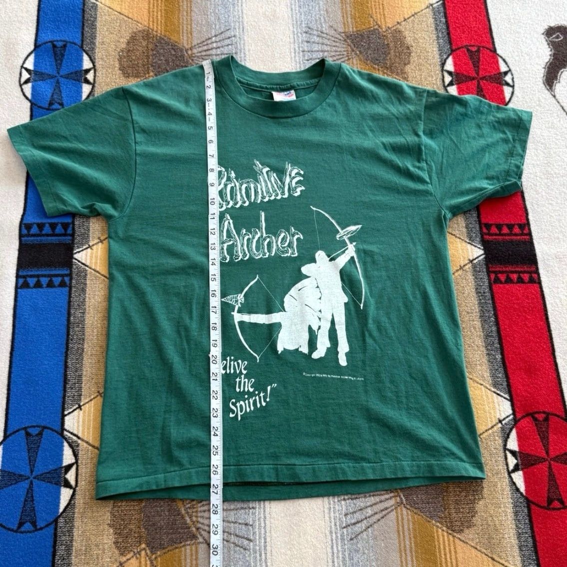 Hanes VINTAGE 90s Primitive Archer Magazine T-Shirt Size Large Short Sleeve Men Green Hanes Regular Fit Outdoors Hunting Nature 90s Magazine Shirt Mens L Size US L / EU 52-54 / 3 - 7 Thumbnail