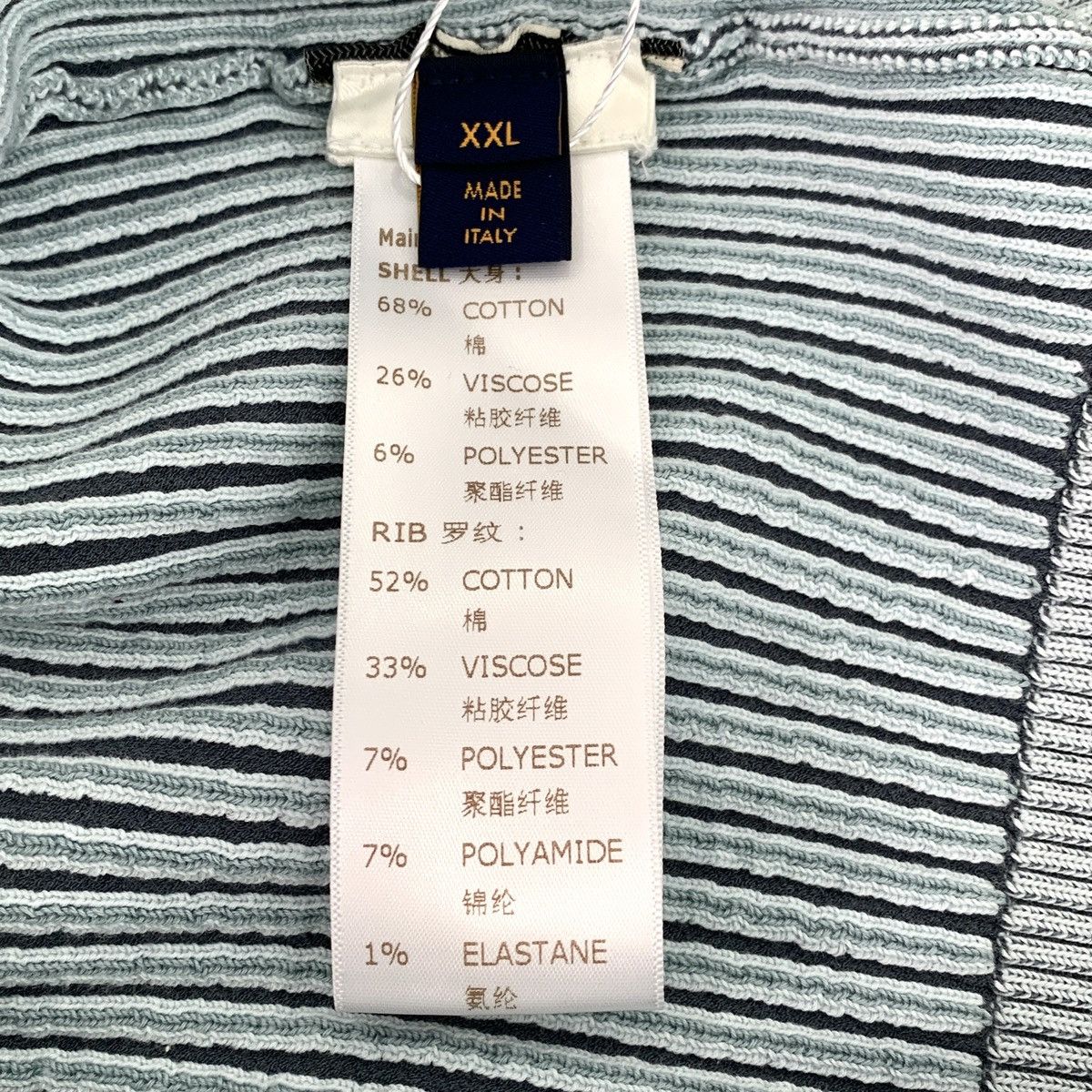 Louis Vuitton Louis Vuitton Striped Intarsia Crew Neck Knit Sweater K26WX Size US XXL / EU 58 / 5 - 7 Thumbnail