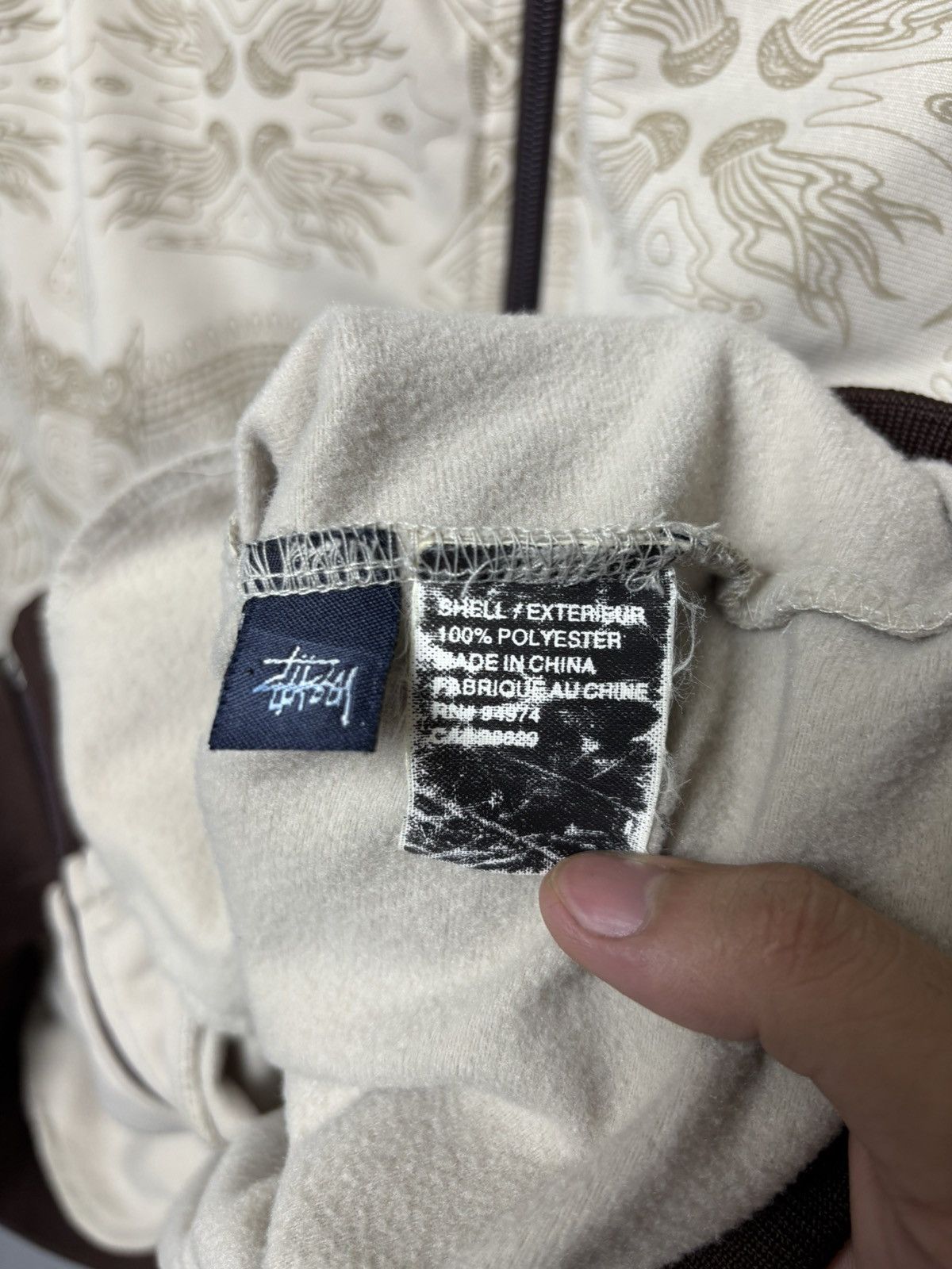Stussy RARE Vintage 90's Stussy Aztec Design Track Jacket Size US M / EU 48-50 / 2 - 12 Thumbnail