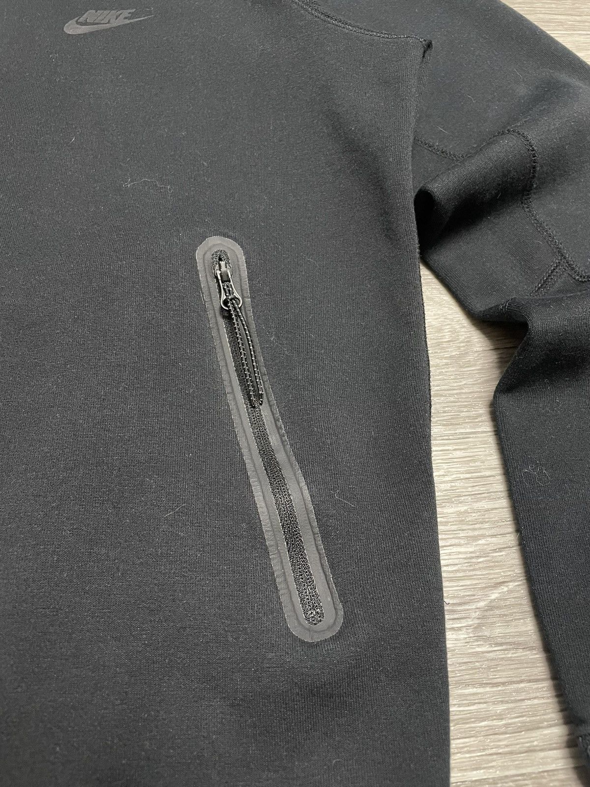 Nike Nike Tech Fleece Black Varsity Bomber Jacket Size US S / EU 44-46 / 1 - 6 Thumbnail