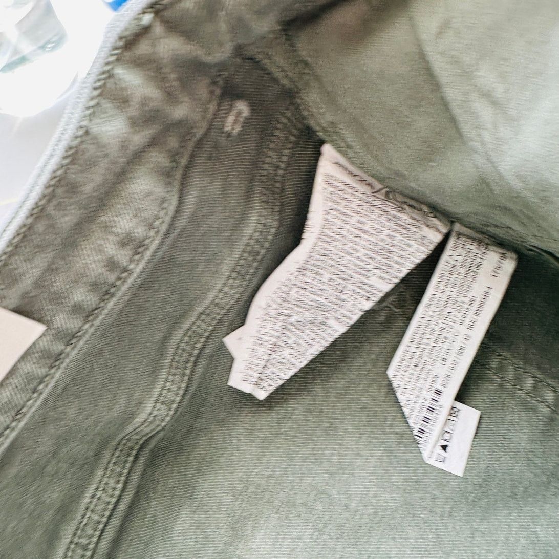 Zara NWT Zara Olive Mini Flare High Rise Flare Leg Ankle Jean 10 Size 32" / US 10 / IT 46 - 11 Thumbnail