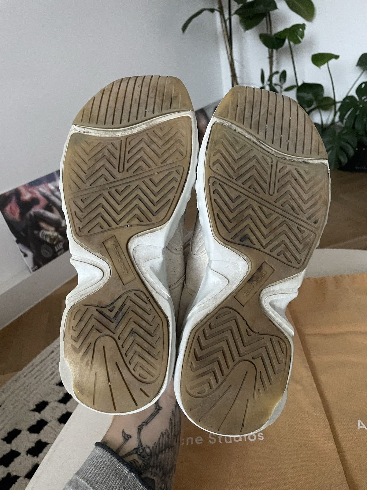 Acne Studios Acne Studios Rockaway Manhattan Chunky Sneakers Suede Rare Size US 8 / EU 41 - 8 Thumbnail