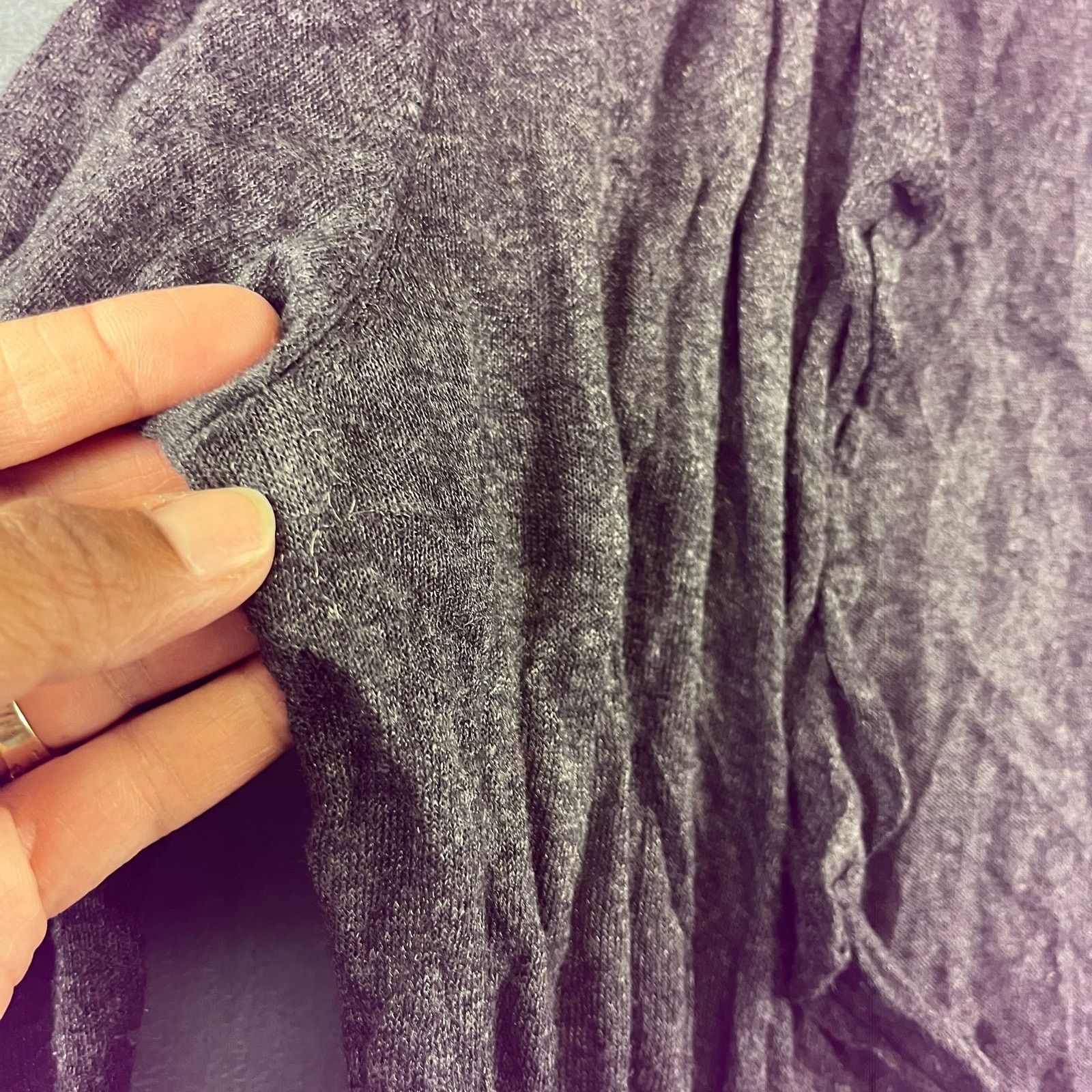 Eileen Fisher Eileen Fisher Cardigan Sweater Womens XS Grey Silk Cashmere Size XS / US 0-2 / IT 36-38 - 10 Thumbnail
