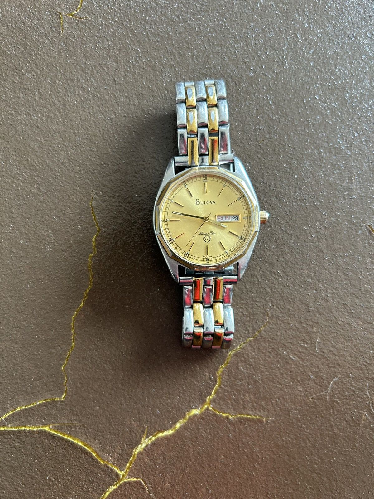 Bulova Bulova Marine Star Two Tone Daydate Watch Size ONE SIZE - 3 Thumbnail