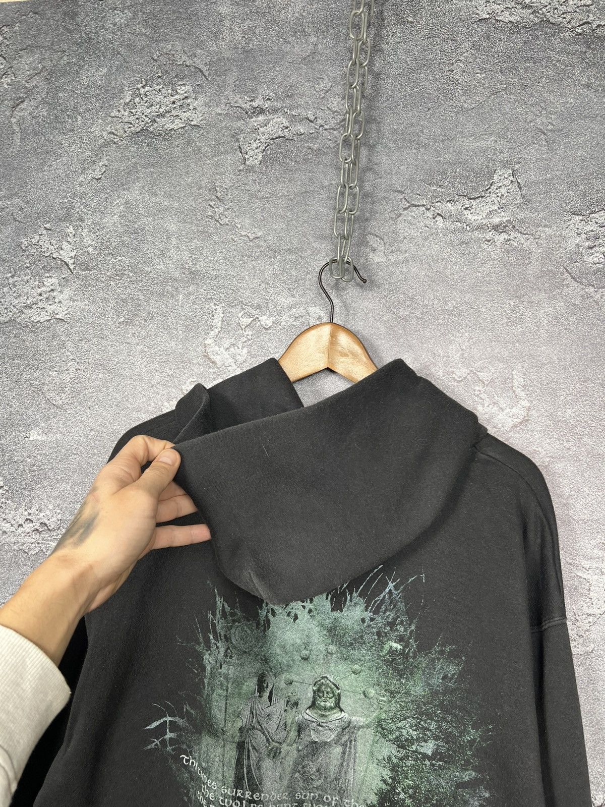 Band Tees Vintage Eluveicig Faded Band Zip Hoodie Size Xl Size US XL / EU 56 / 4 - 9 Thumbnail