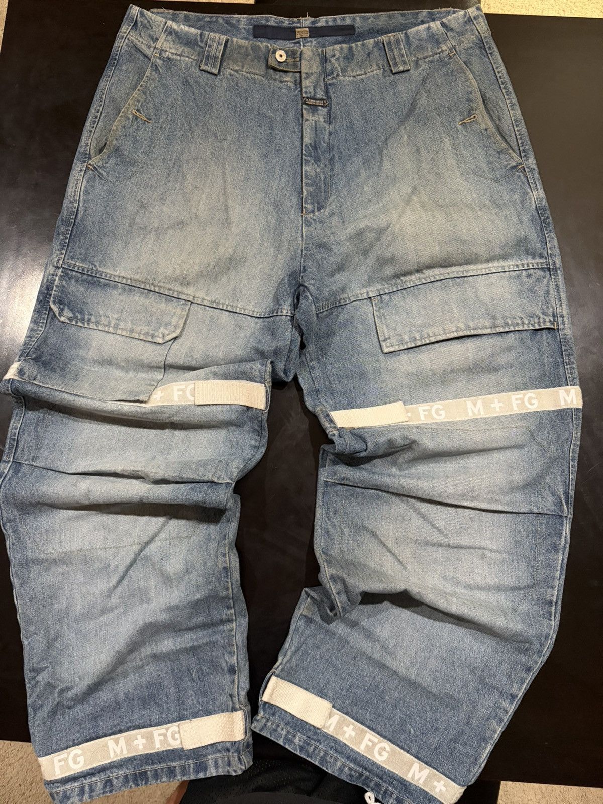 Marithe + Francois Girbaud Marithe + Francois Girbaud Shuttle Pants Denim Size US 42 / EU 58 - 1 Thumbnail