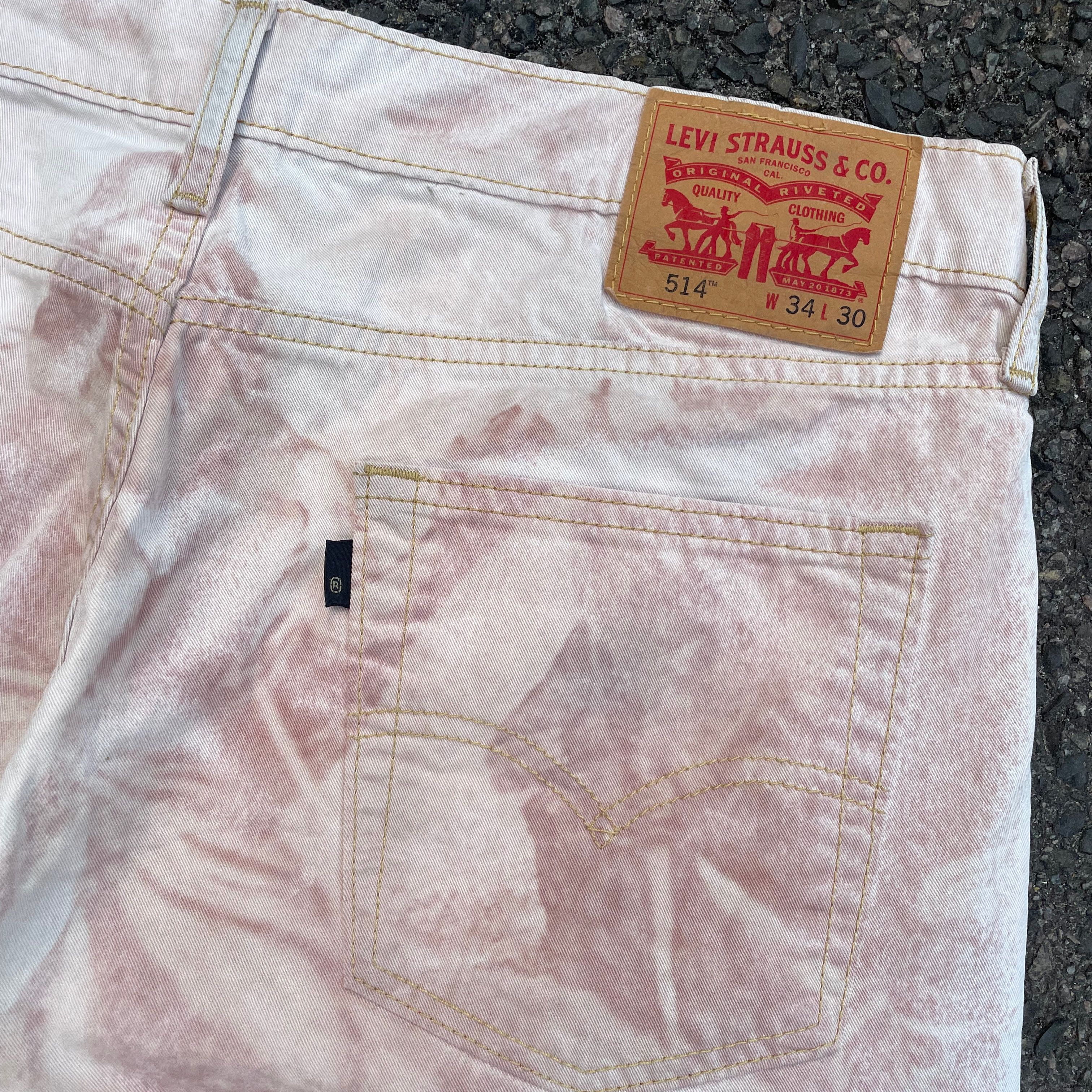 Levi's Levi's custom Art pants 1of1 art distressed y2k rare Size US 34 / EU 50 - 5 Thumbnail