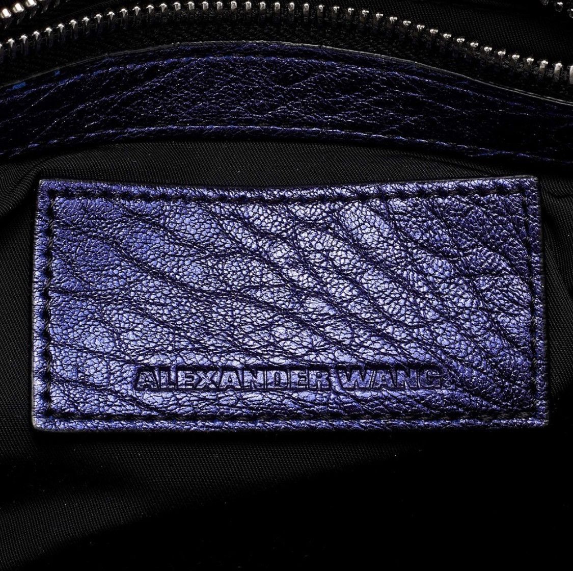 Alexander Wang Alexander Wang Metallic purple rockie leather purse Size ONE SIZE - 7 Thumbnail