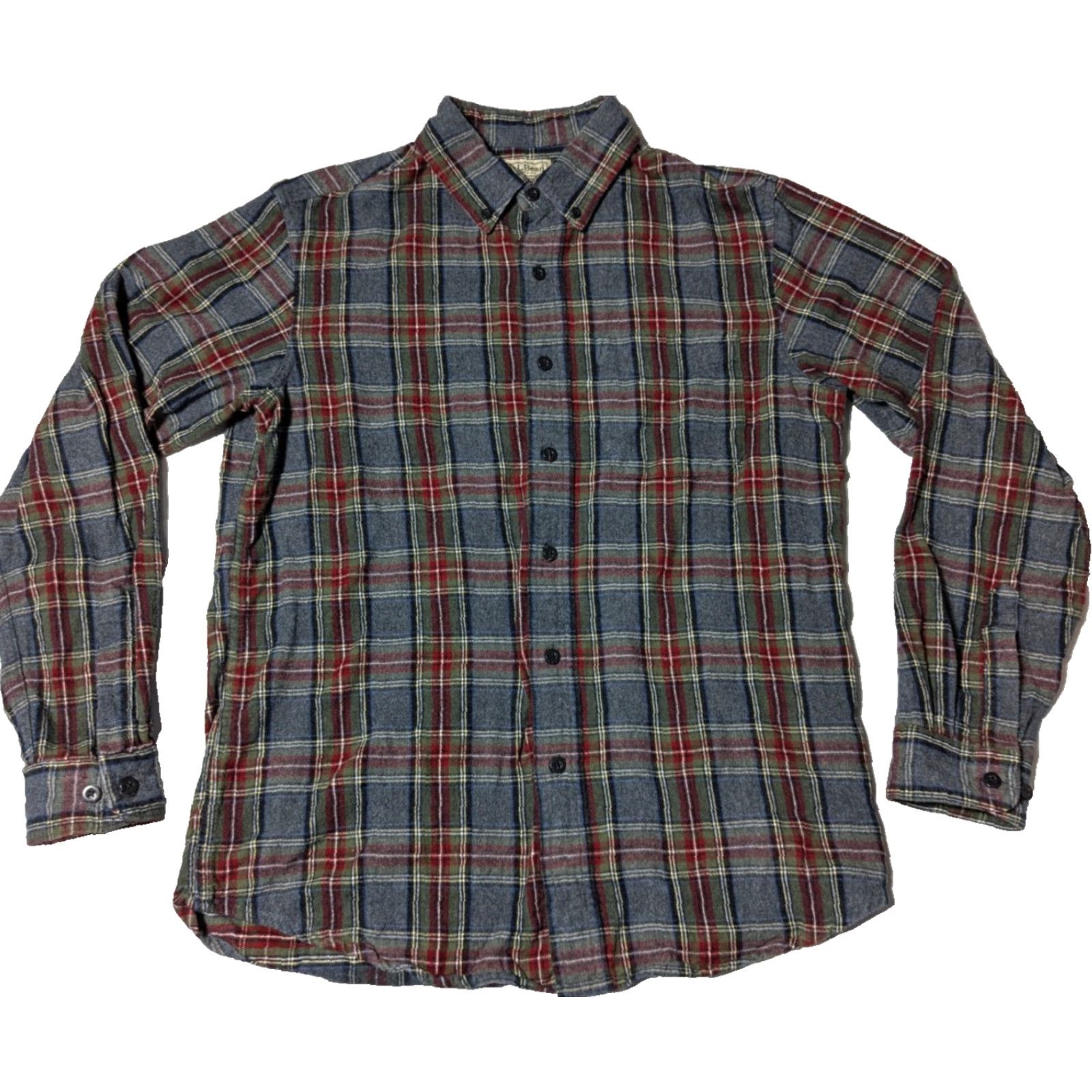 Vintage VINTAGE L.L. Bean Traditional Fit Shirt Men Small-REG Grey Scotch Plaid Flannel Button-Up Size US S / EU 44-46 / 1 - 2 Thumbnail