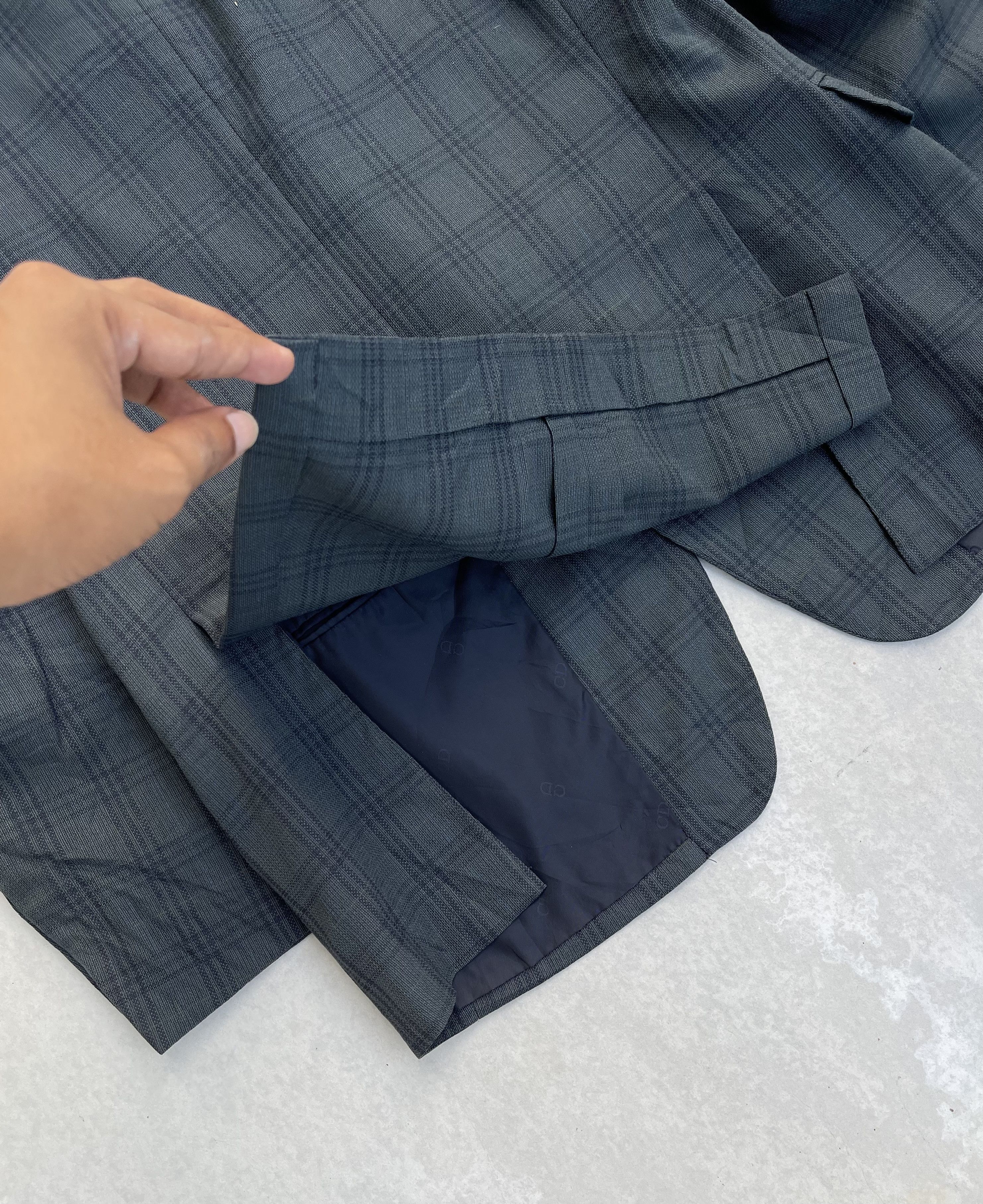 Christian Dior Monsieur 🔥Vintage Christian Dior Men's Plaid Single Breasted Blazer Size US M / EU 48-50 / 2 - 7 Thumbnail