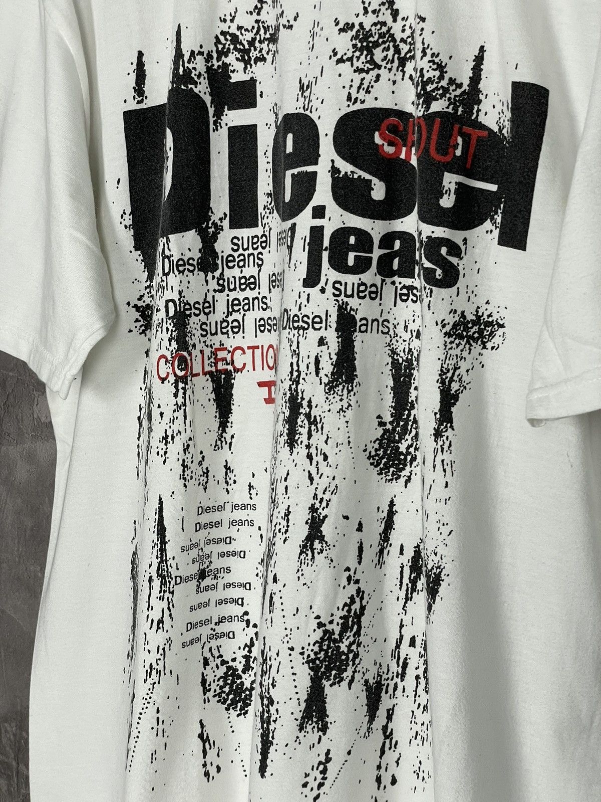 Diesel × Japanese Brand Vintage 90s Diesel Big logo t-shirt retro rare Y2K Size US M / EU 48-50 / 2 - 8 Thumbnail