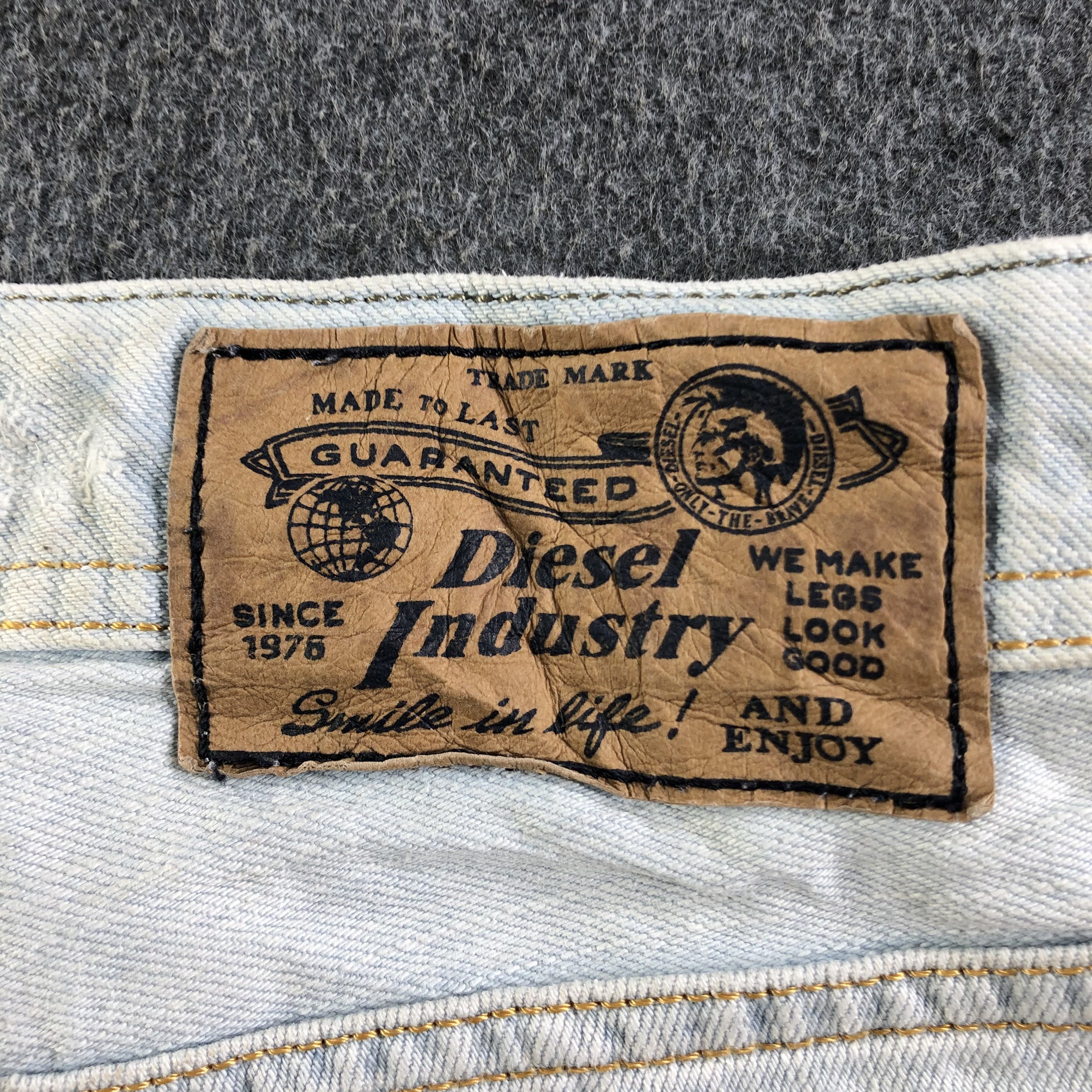 Diesel Vintage Light Wash Diesel Industry Jeans-J3620 Size US 34 / EU 50 - 5 Thumbnail