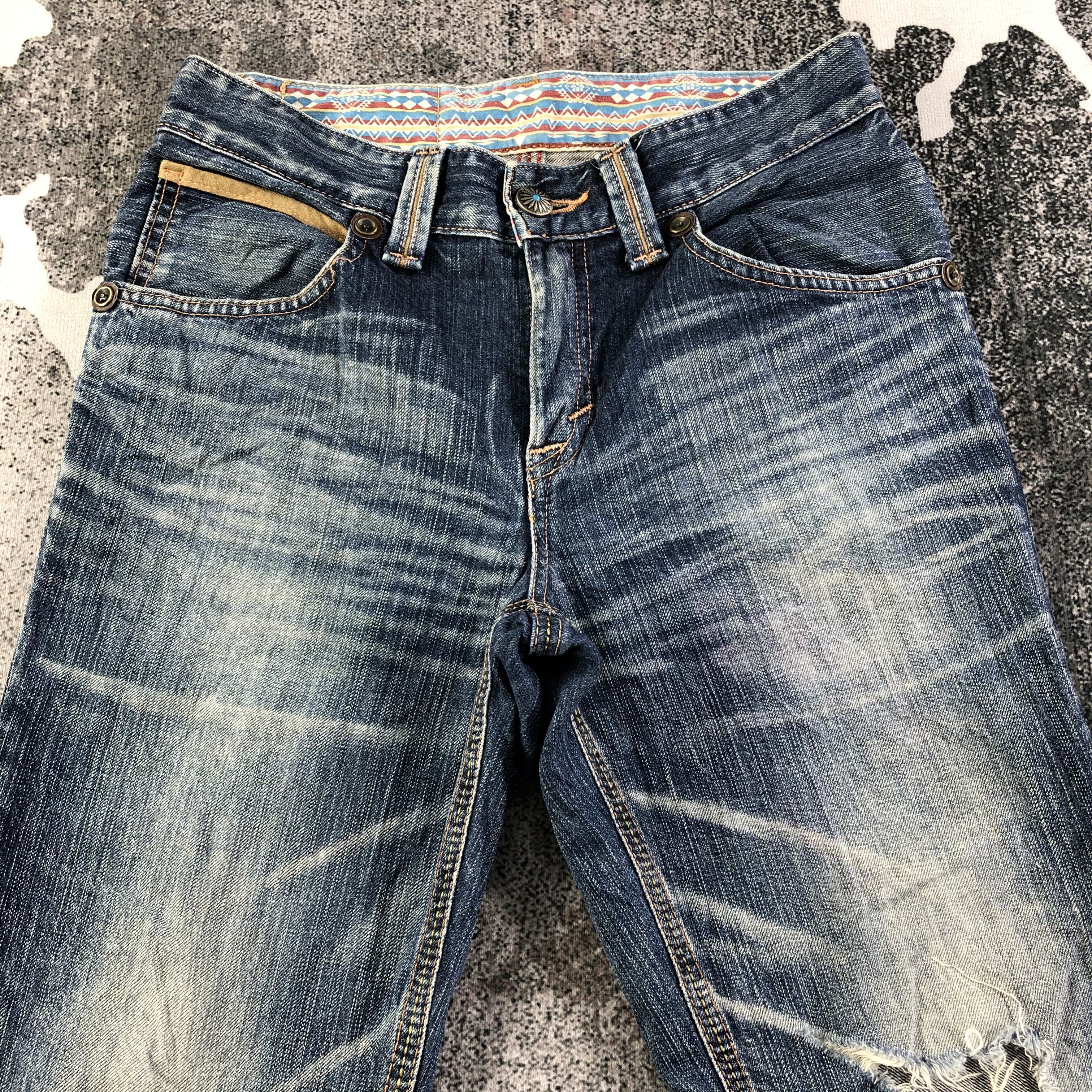 Edwin Edwin XV Jeans Distressed Flare Denim KJ1710 Size US 28 / EU 44 - 3 Thumbnail